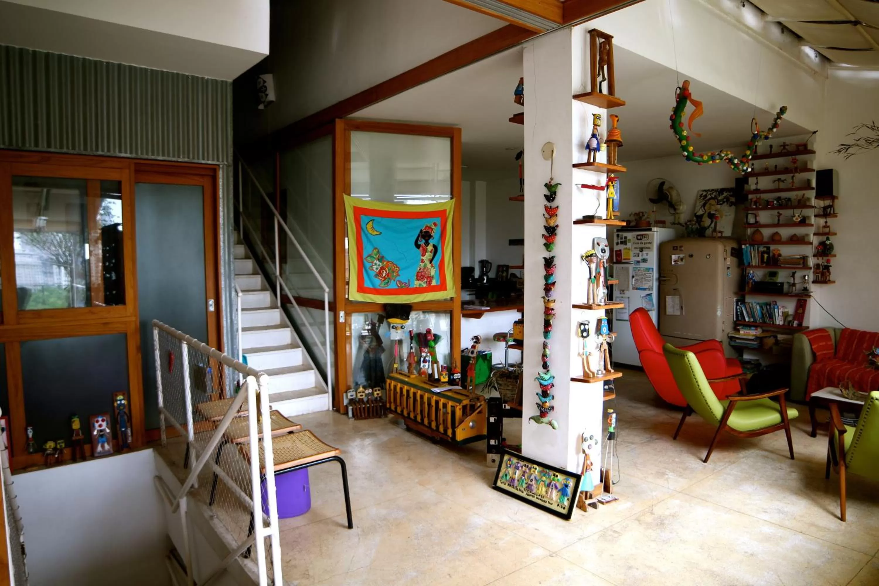 Lobby or reception in Casa da Gente