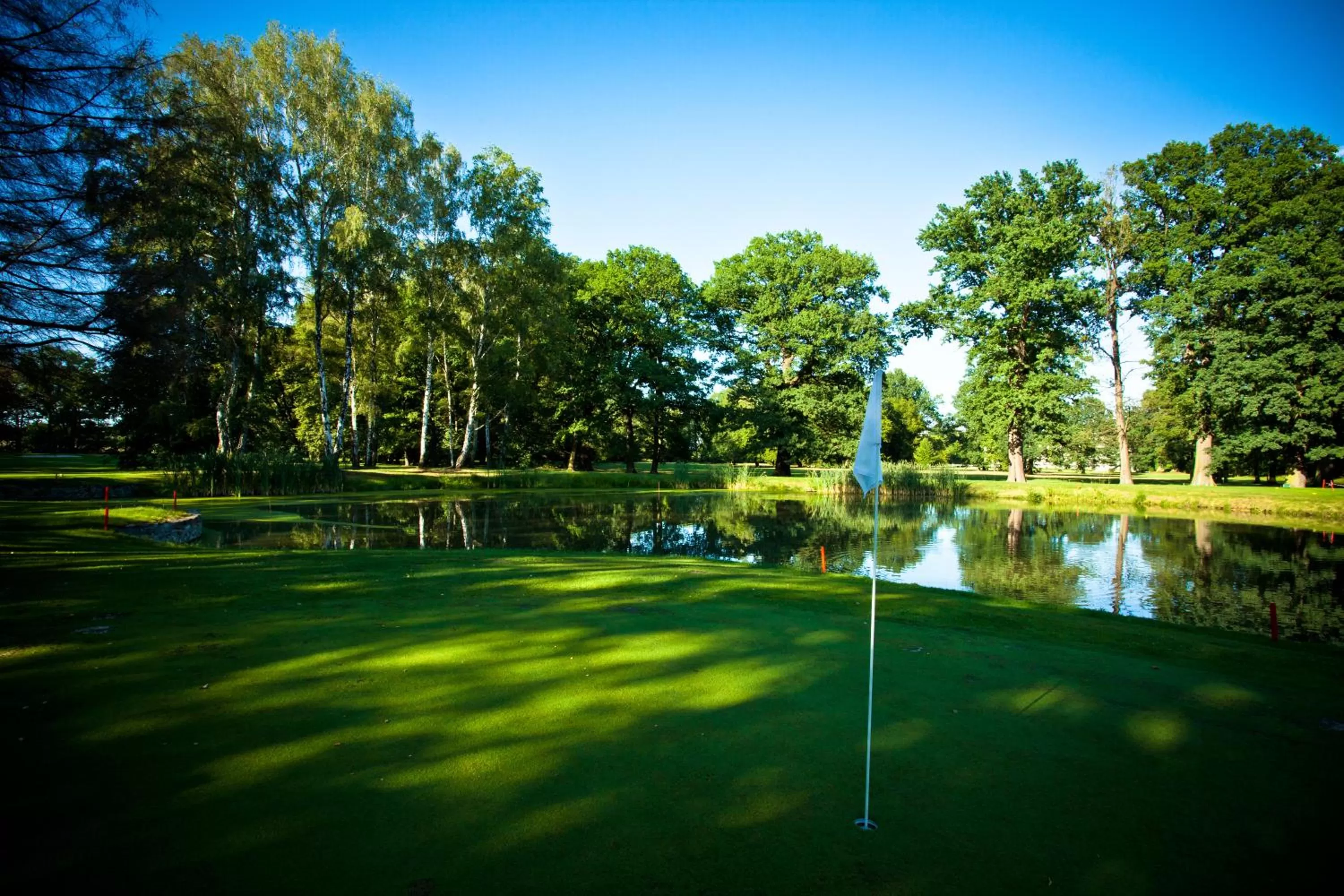 Golfcourse, Swimming Pool in Silesia Golf Resort Kravaře