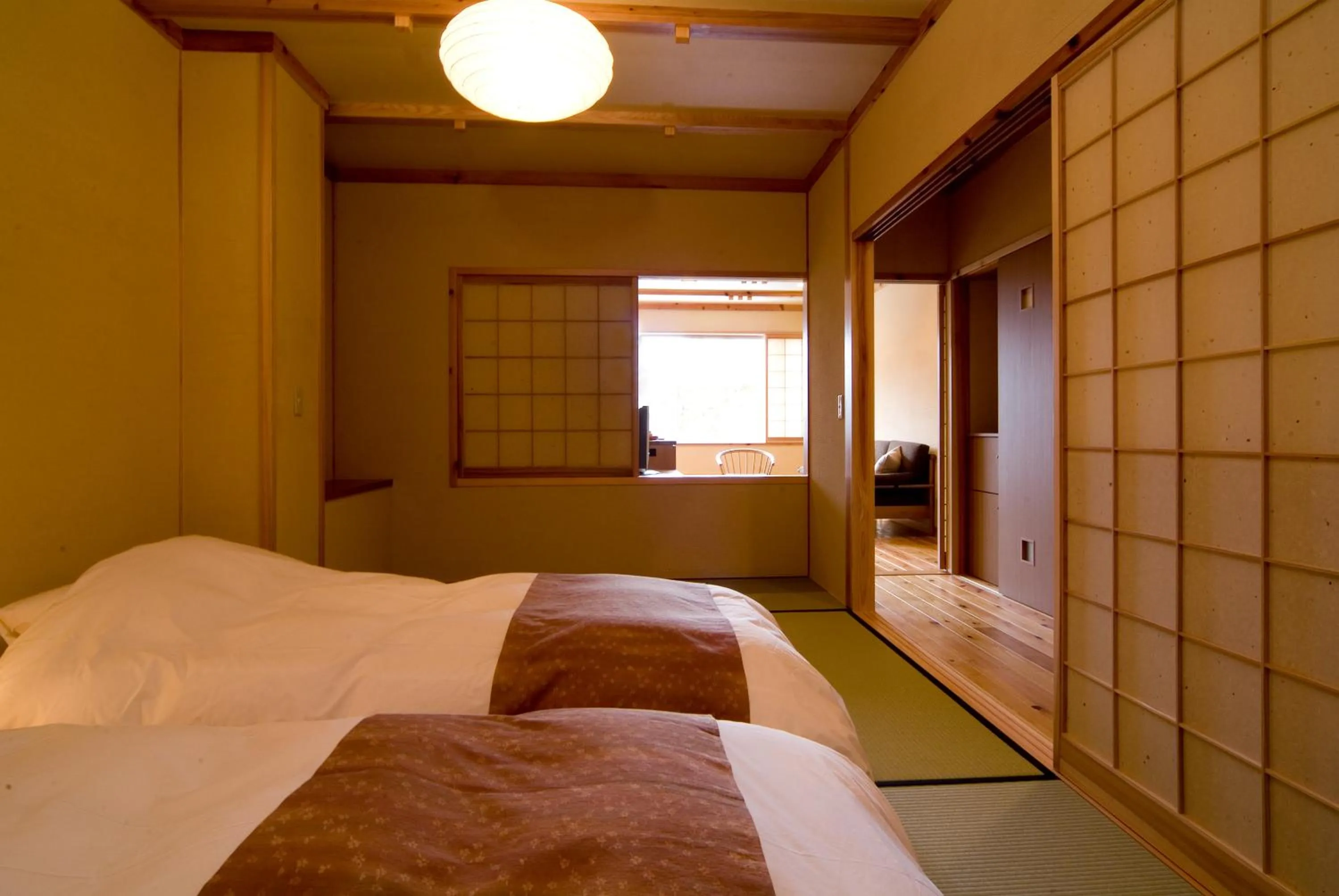 Japanese-Western Room with Hot Spring Bath - single occupancy in Miyama Ouan Kyoritsu Resort