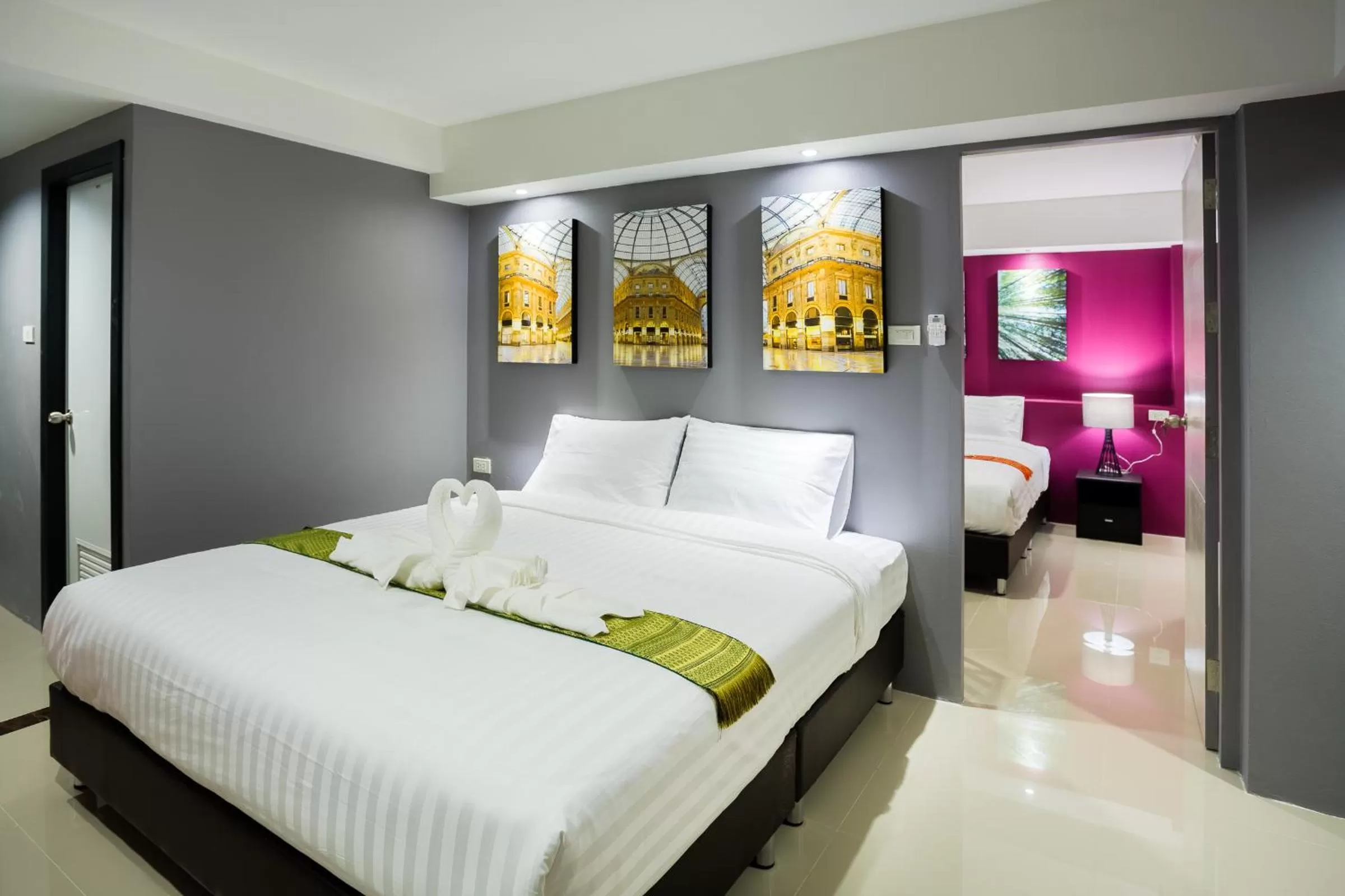 Bed in PP@Hotel Rangsit