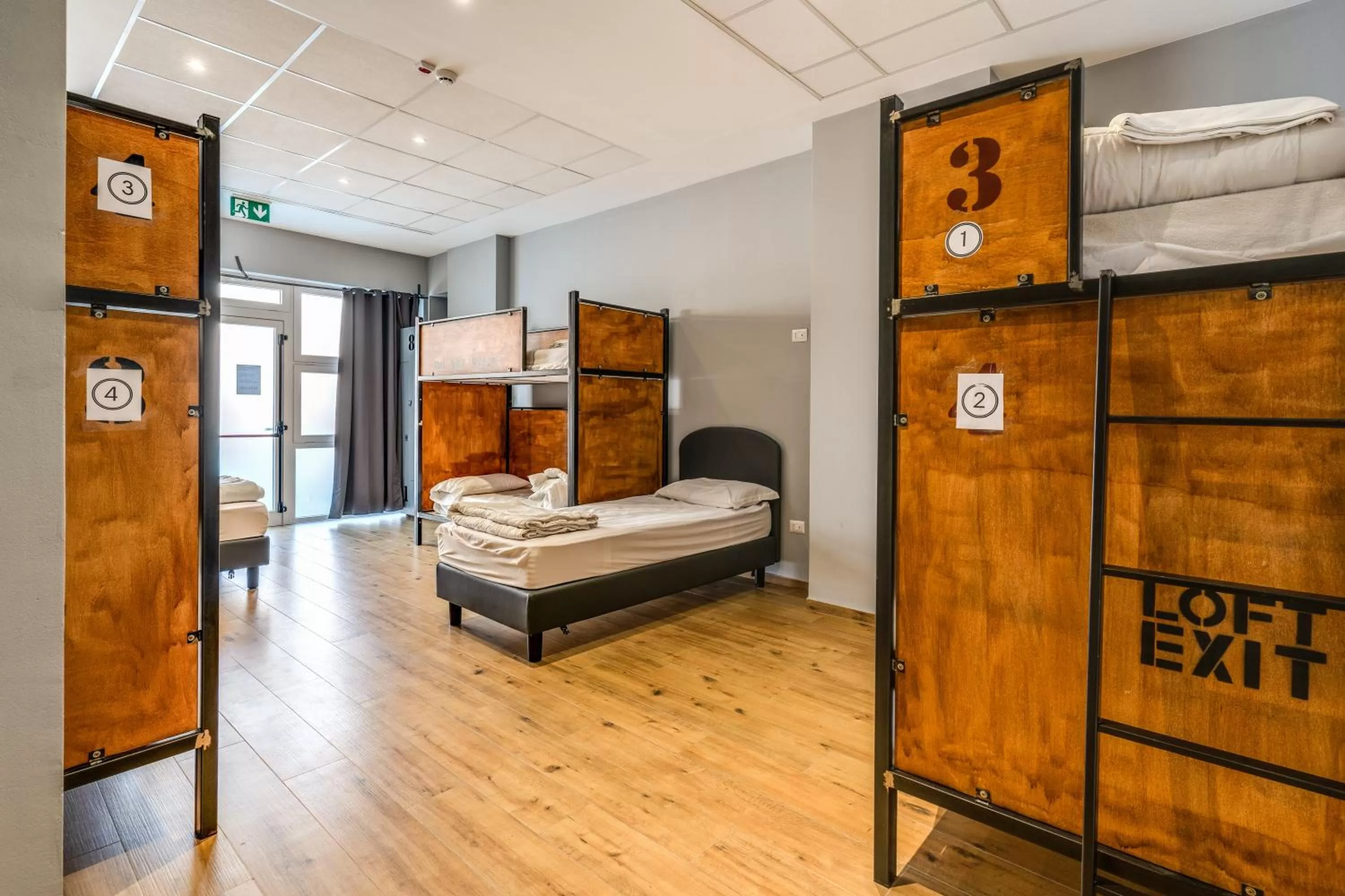 Bedroom, Bed in Hostel Trastevere