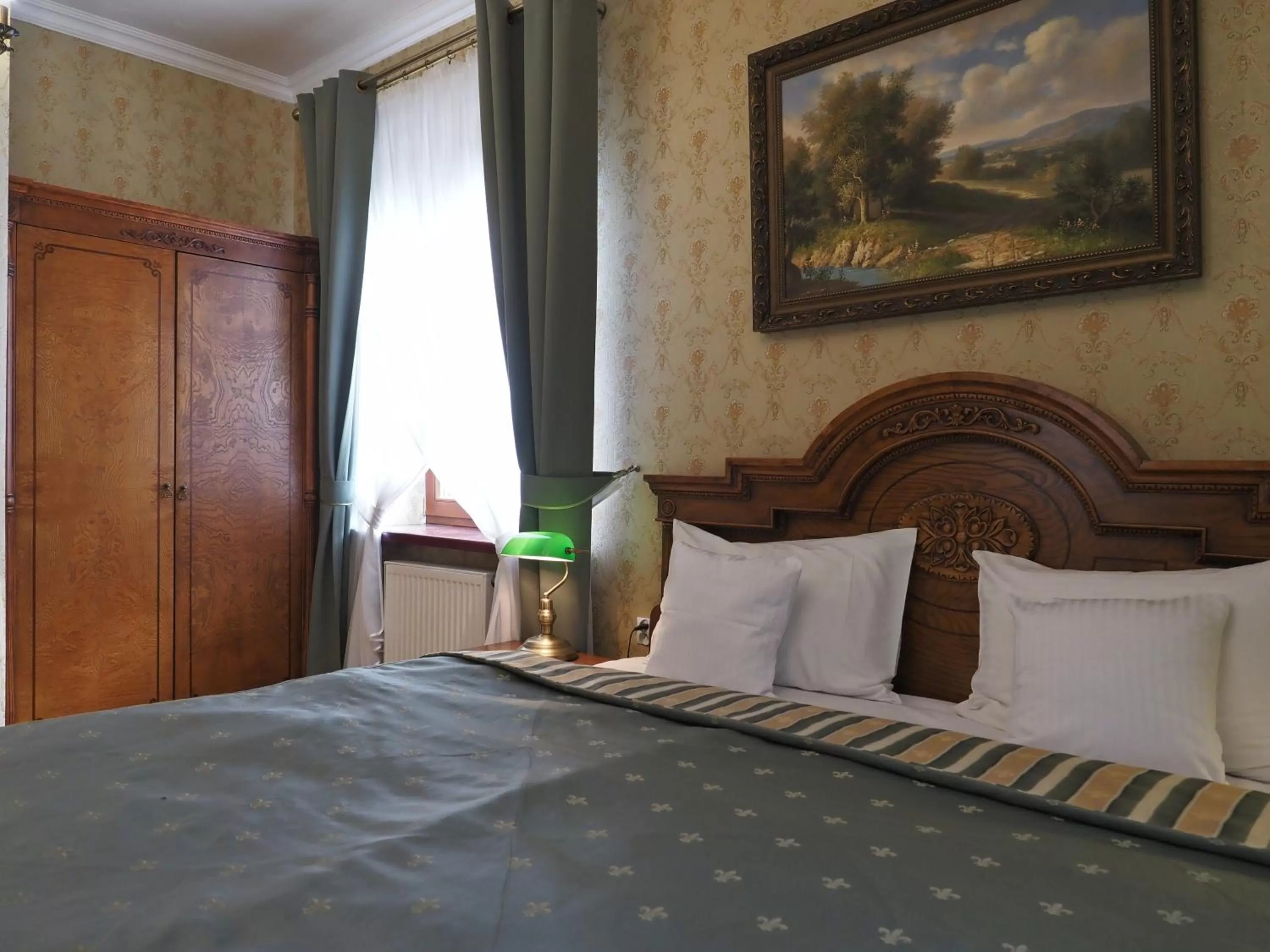 Bed in Hotel Sarmata Zespół Dworski