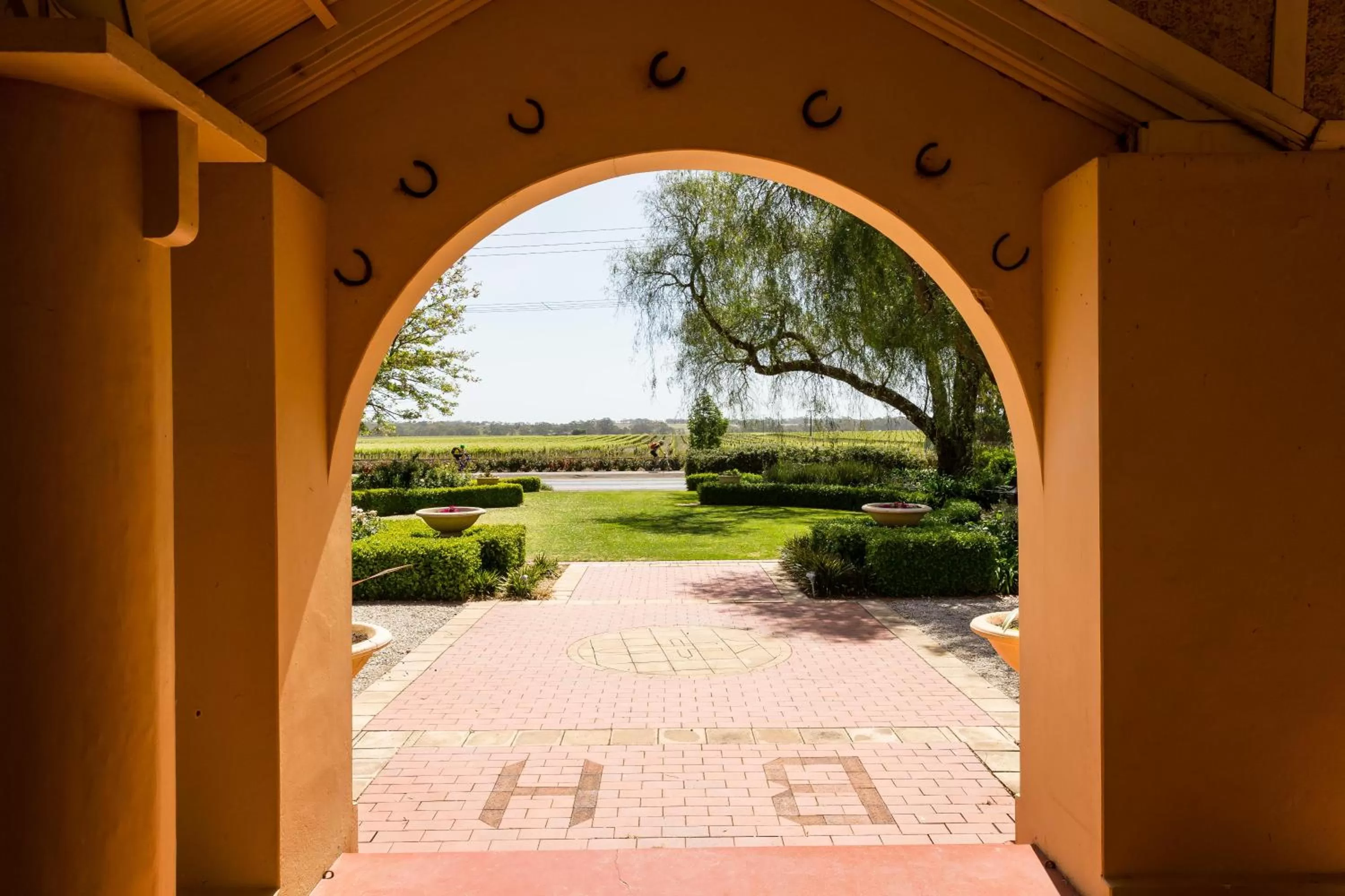 Facade/entrance in Barossa House