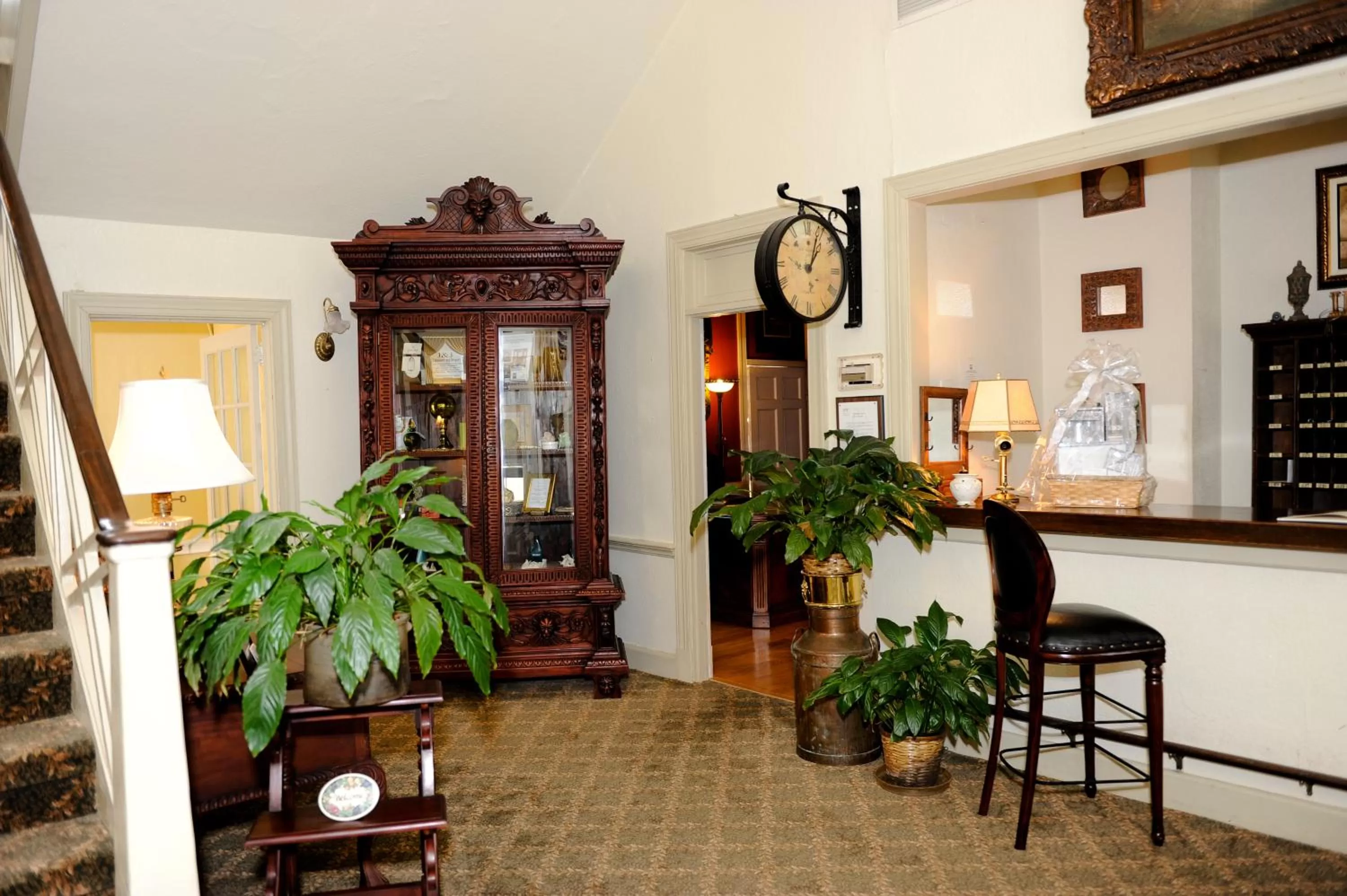 Lobby or reception in Inn at the Old Silk Mill