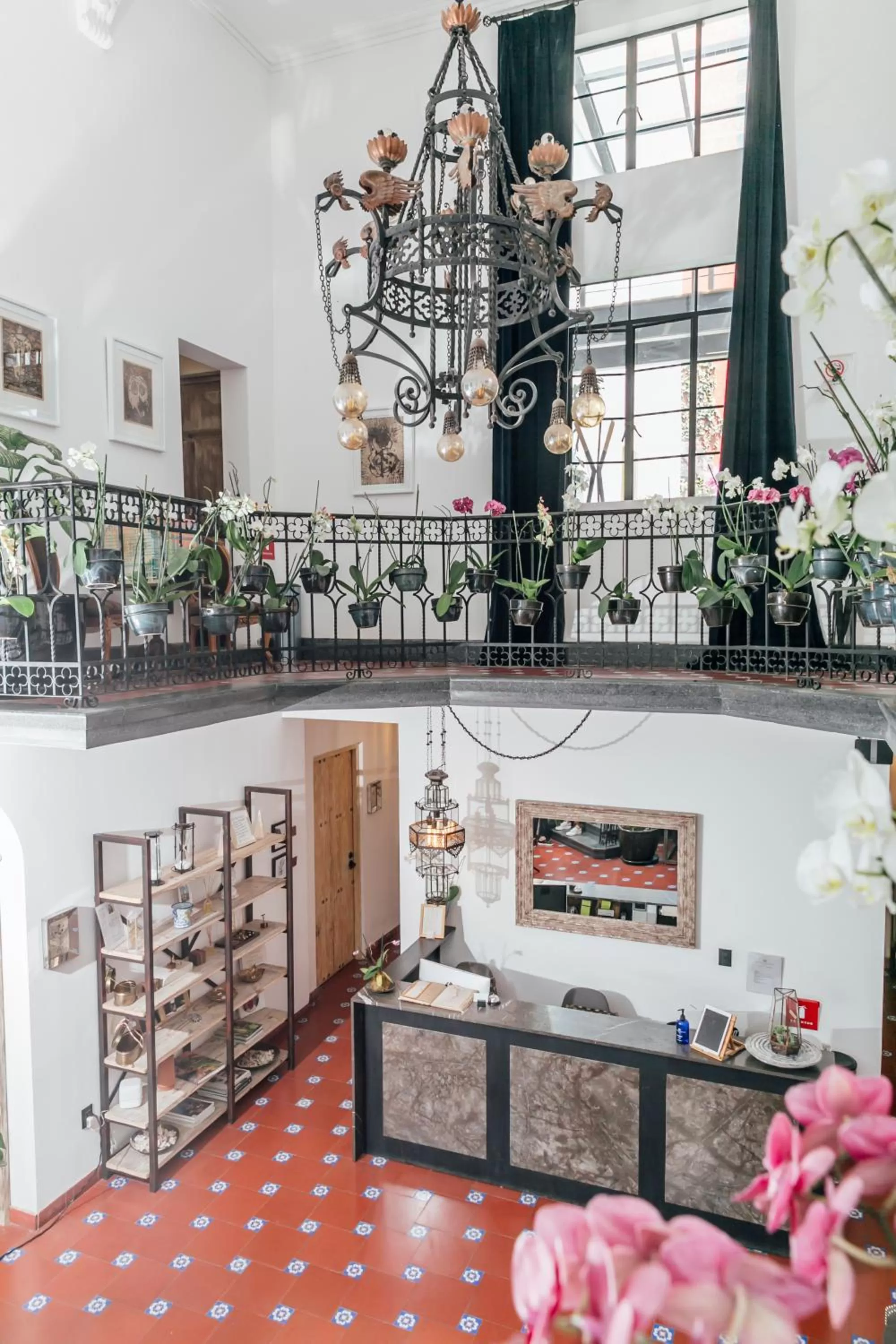 Lobby or reception in Orchid House Mexico City