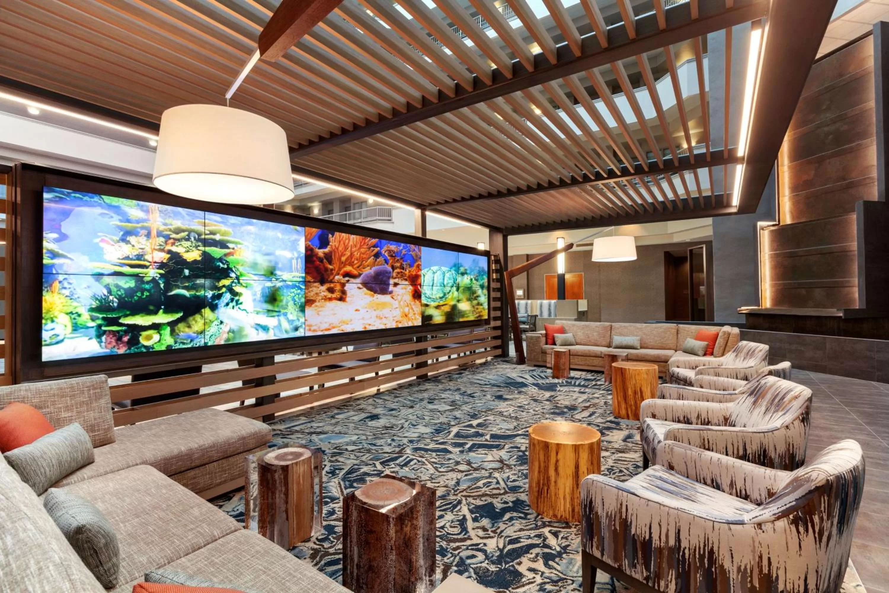 Lobby or reception in Embassy Suites by Hilton Monterey Bay Seaside