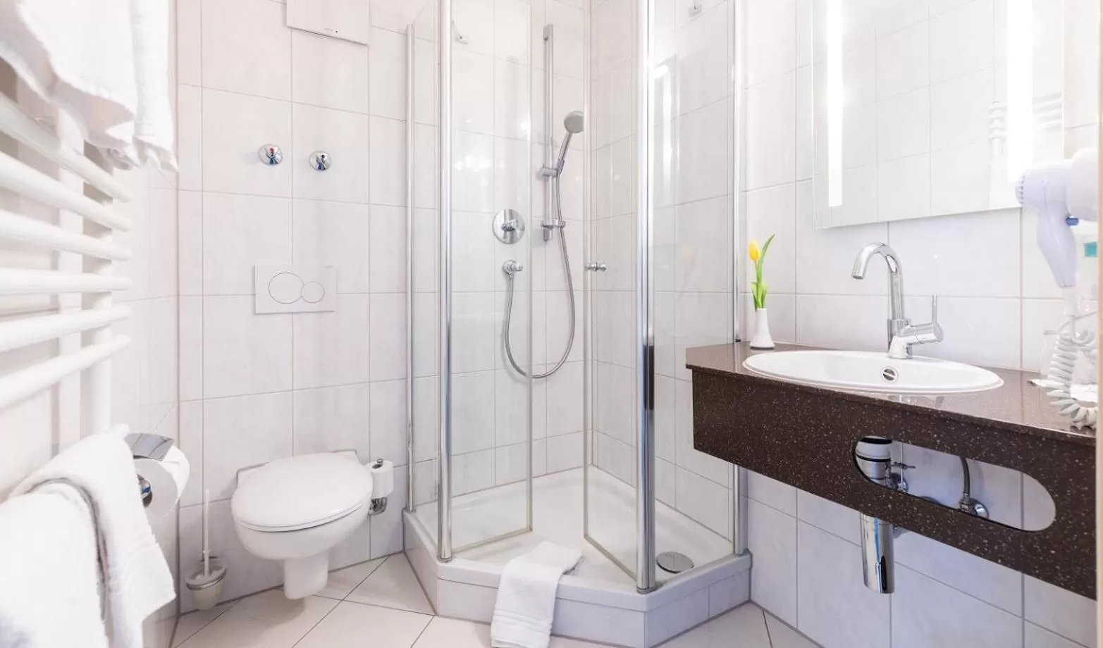 Shower, Bathroom in Hotel-Gasthaus "Krone"