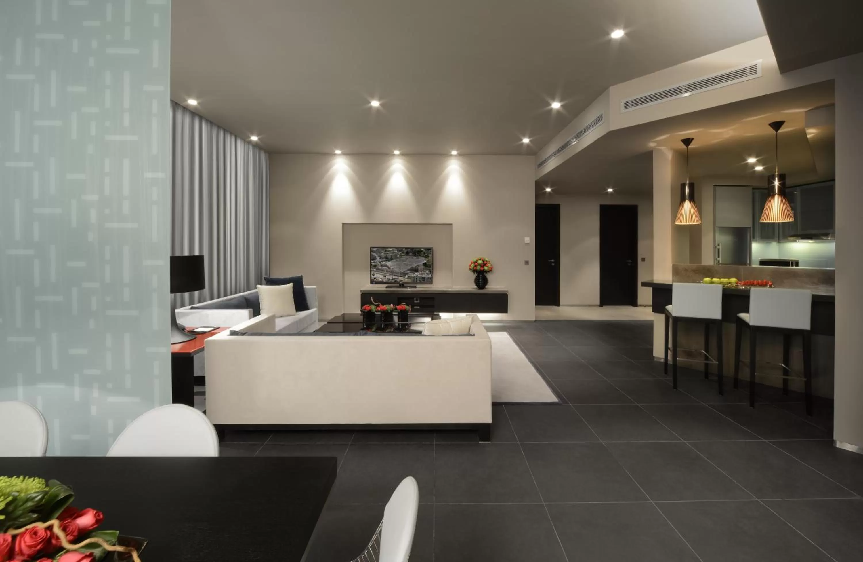 Living room in The Abdali Boulevard Hotel