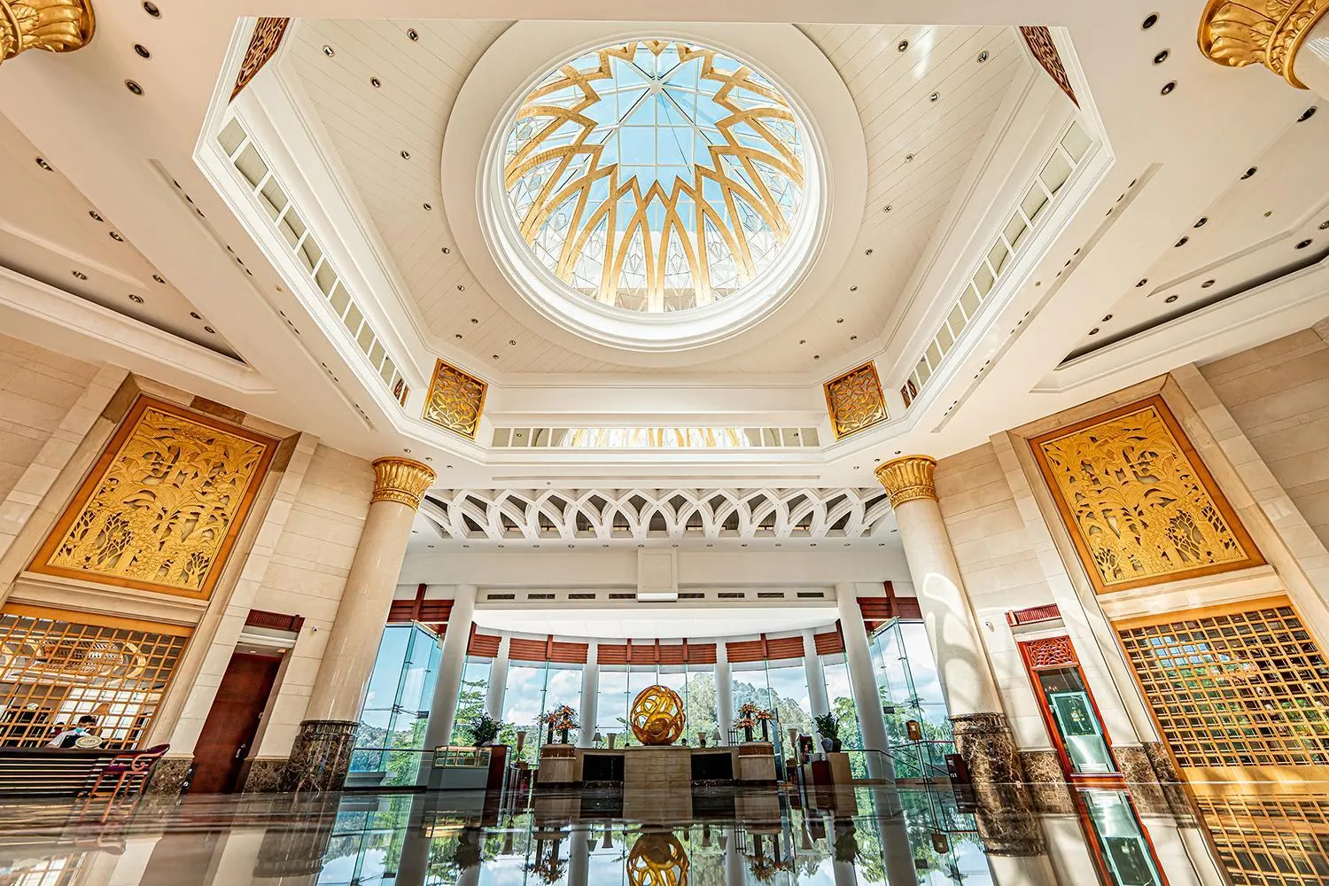Lobby or reception in Good View Hotel Tangxia - 15 mins drive from Dongguan South Railway Station