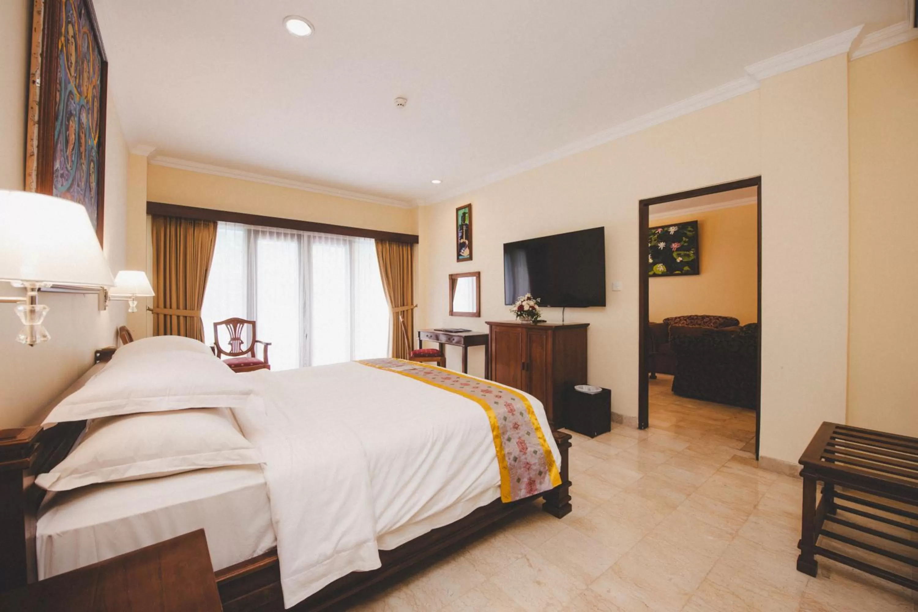 Bedroom, Bed in Hotel Kumala Pantai