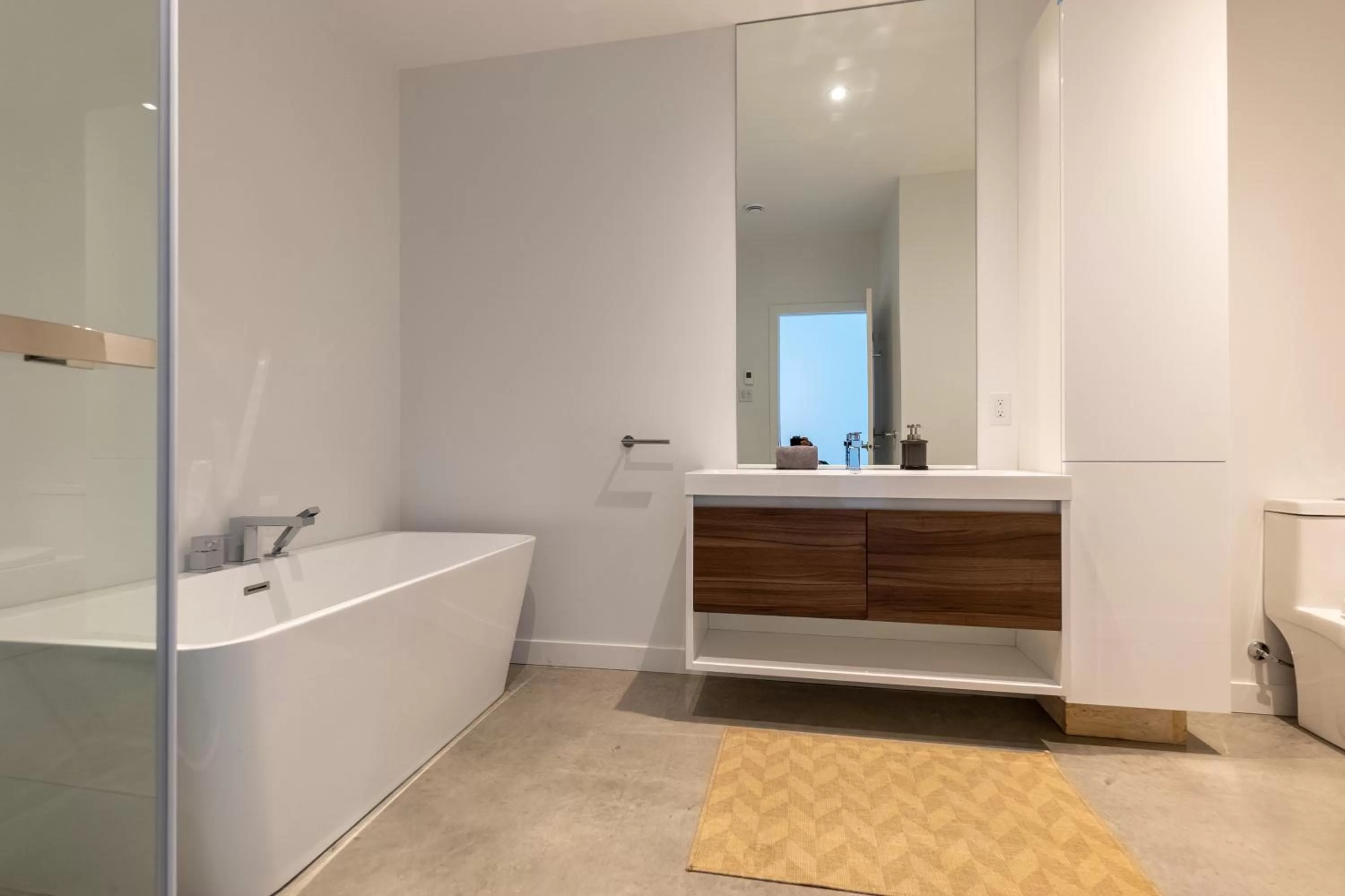 Bath in Hôtel Val-David - Appartements de la Gare