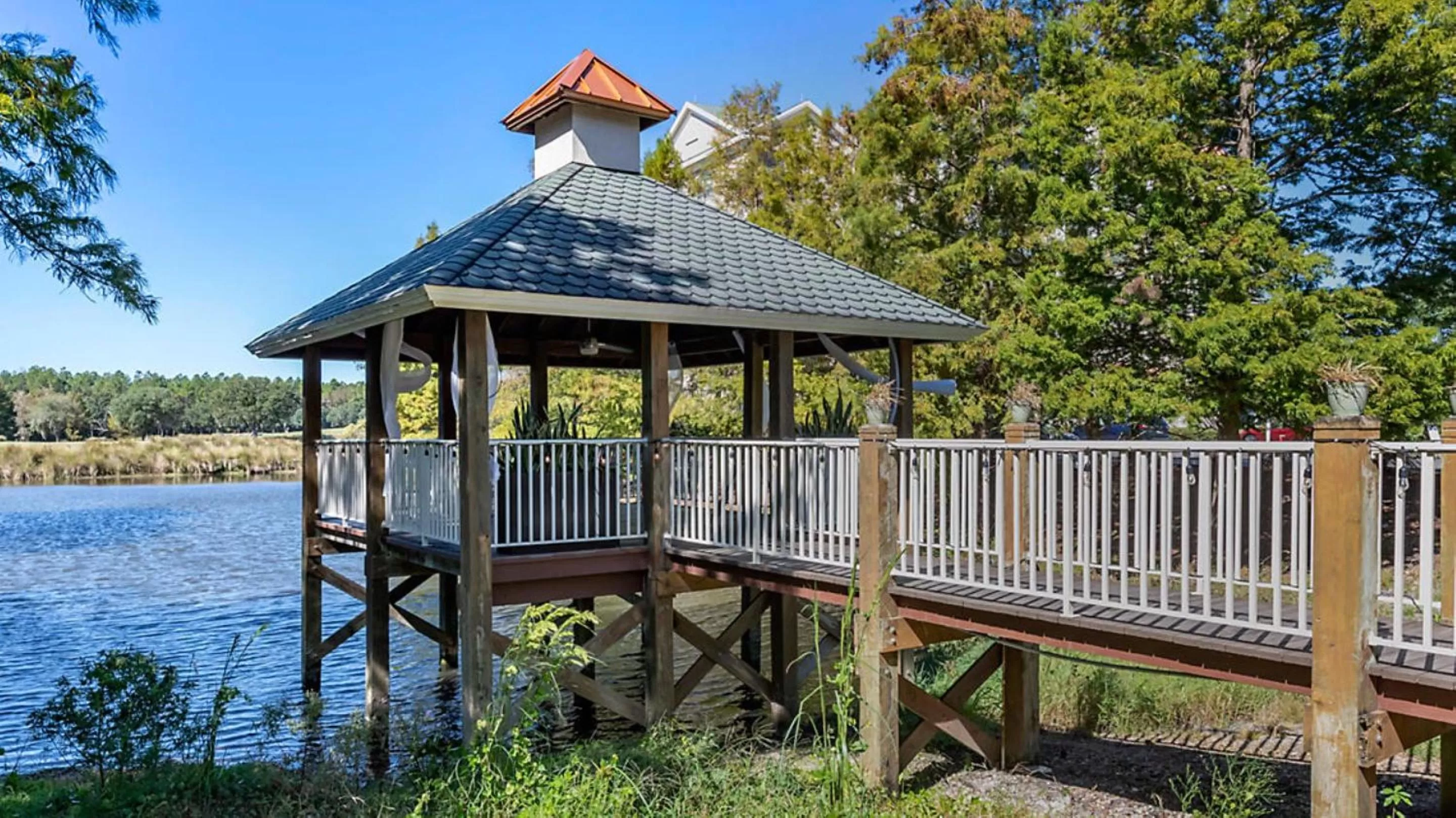 Lake view in Hilton Vacation Club St Augustine