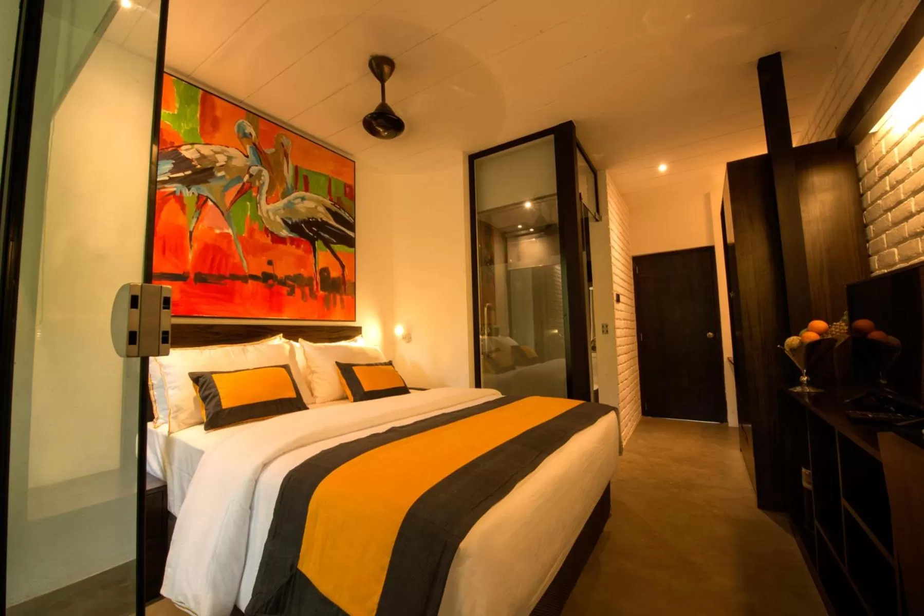 Photo of the whole room, Bed in BBQ HUB Ella