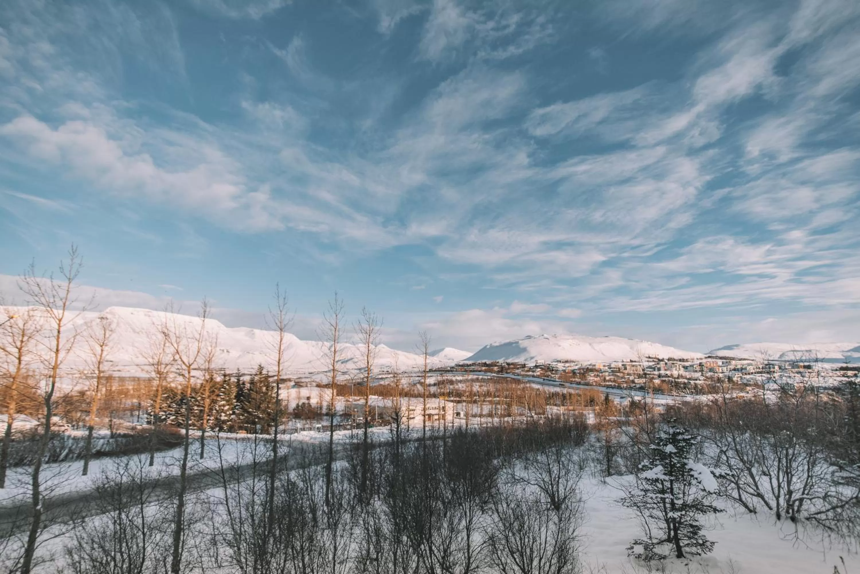 Mountain view in Hotel Laxnes