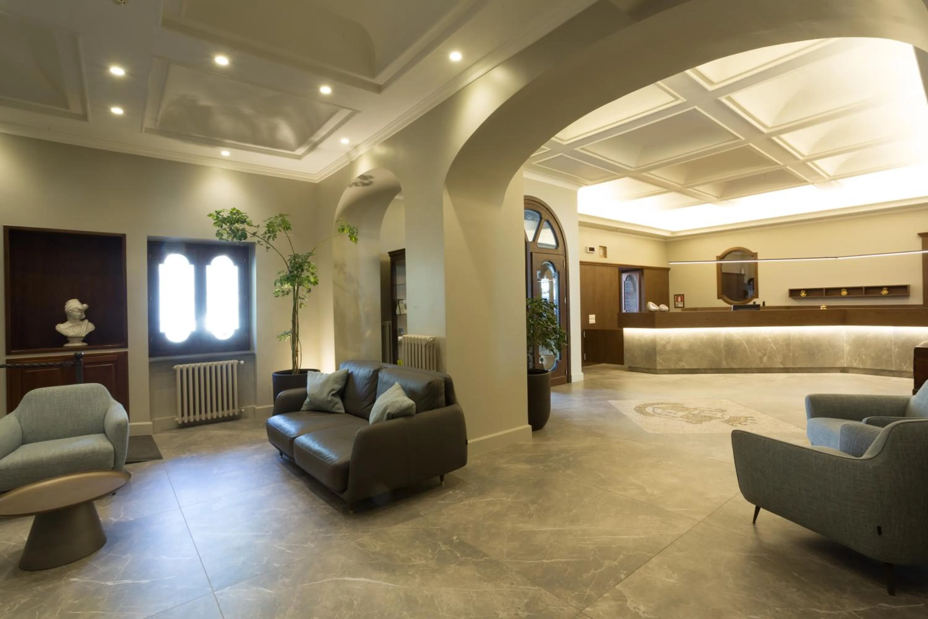 Lobby or reception in Airone Wellness Hotel