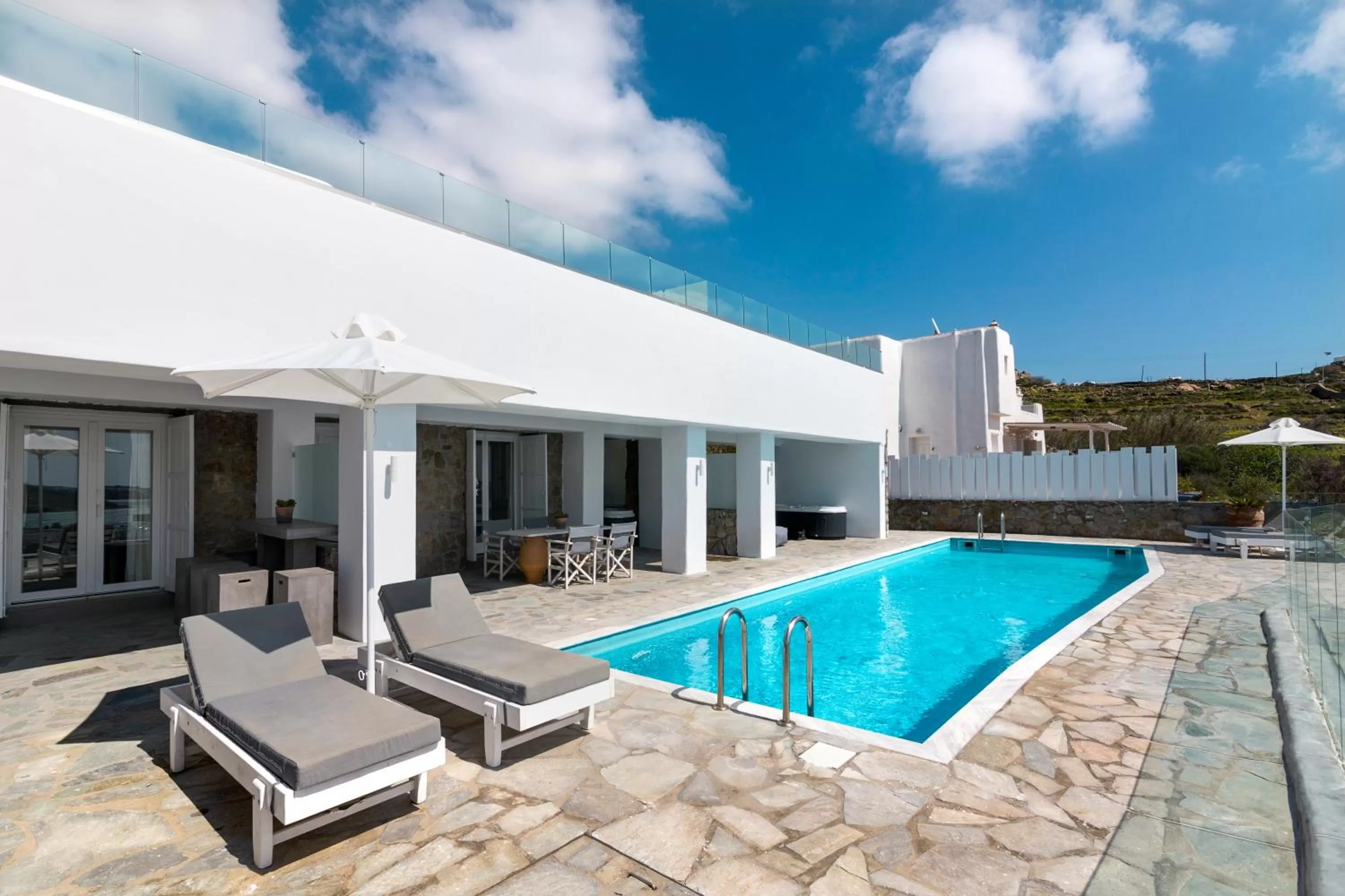 Swimming pool in Amperian Mykonos Suites & Villas