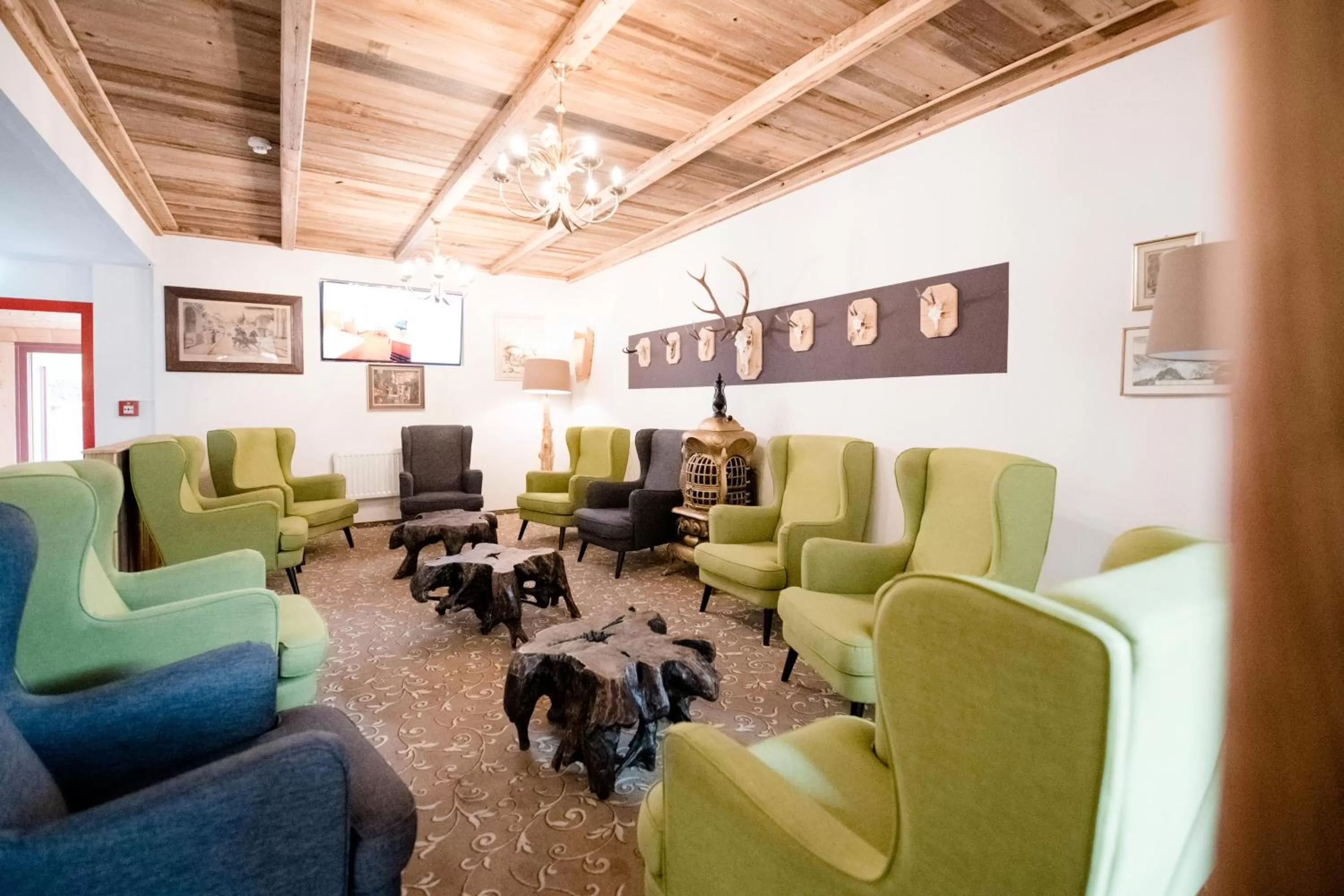 Lobby or reception in Vitalhotel Gosau