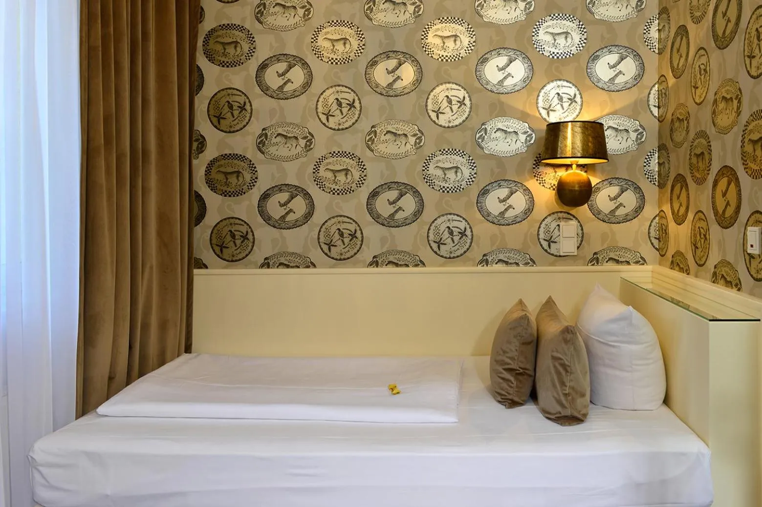 Bed in Hotel Domstern