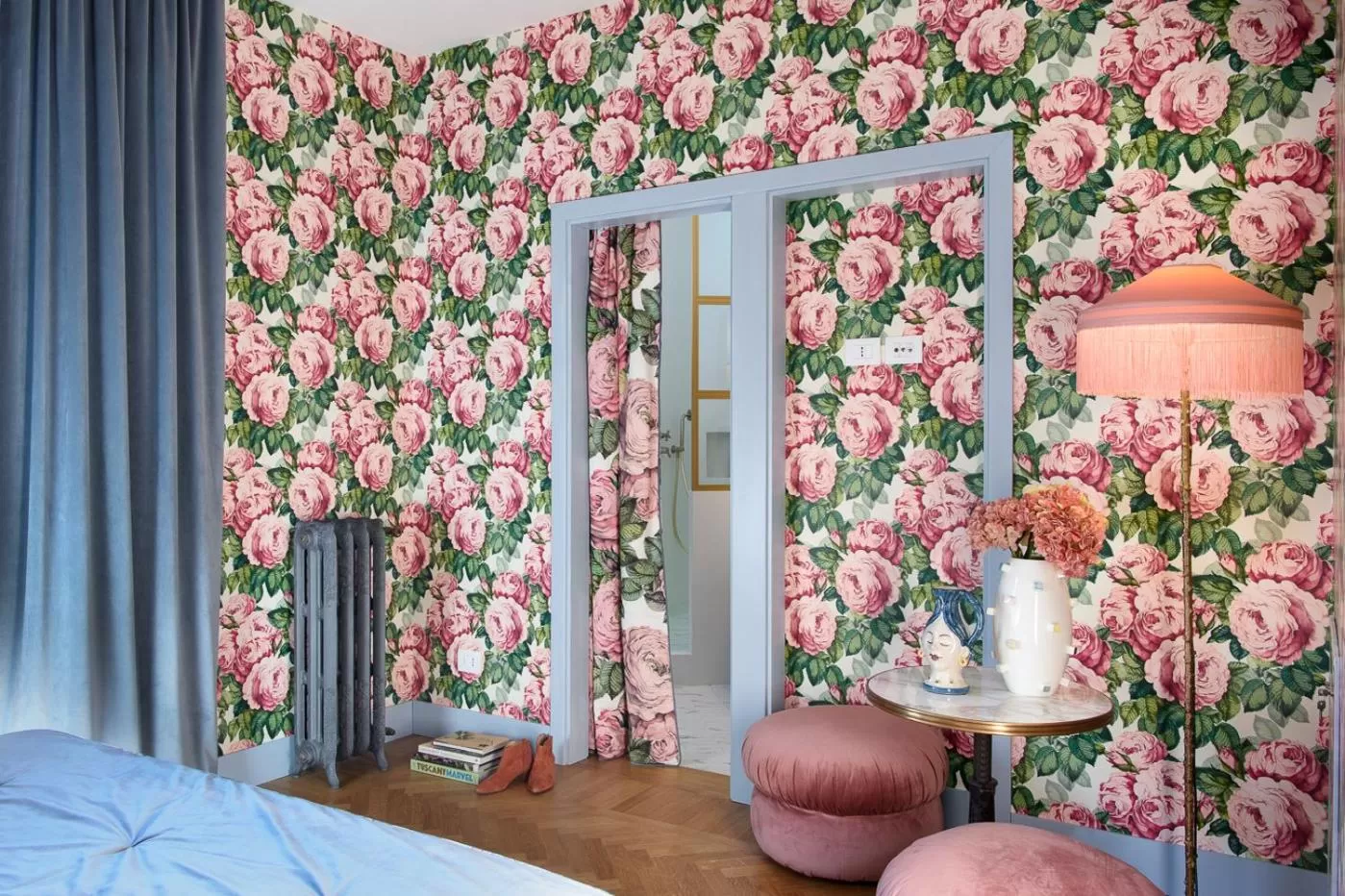 Bed in Velona's Jungle Luxury Suites