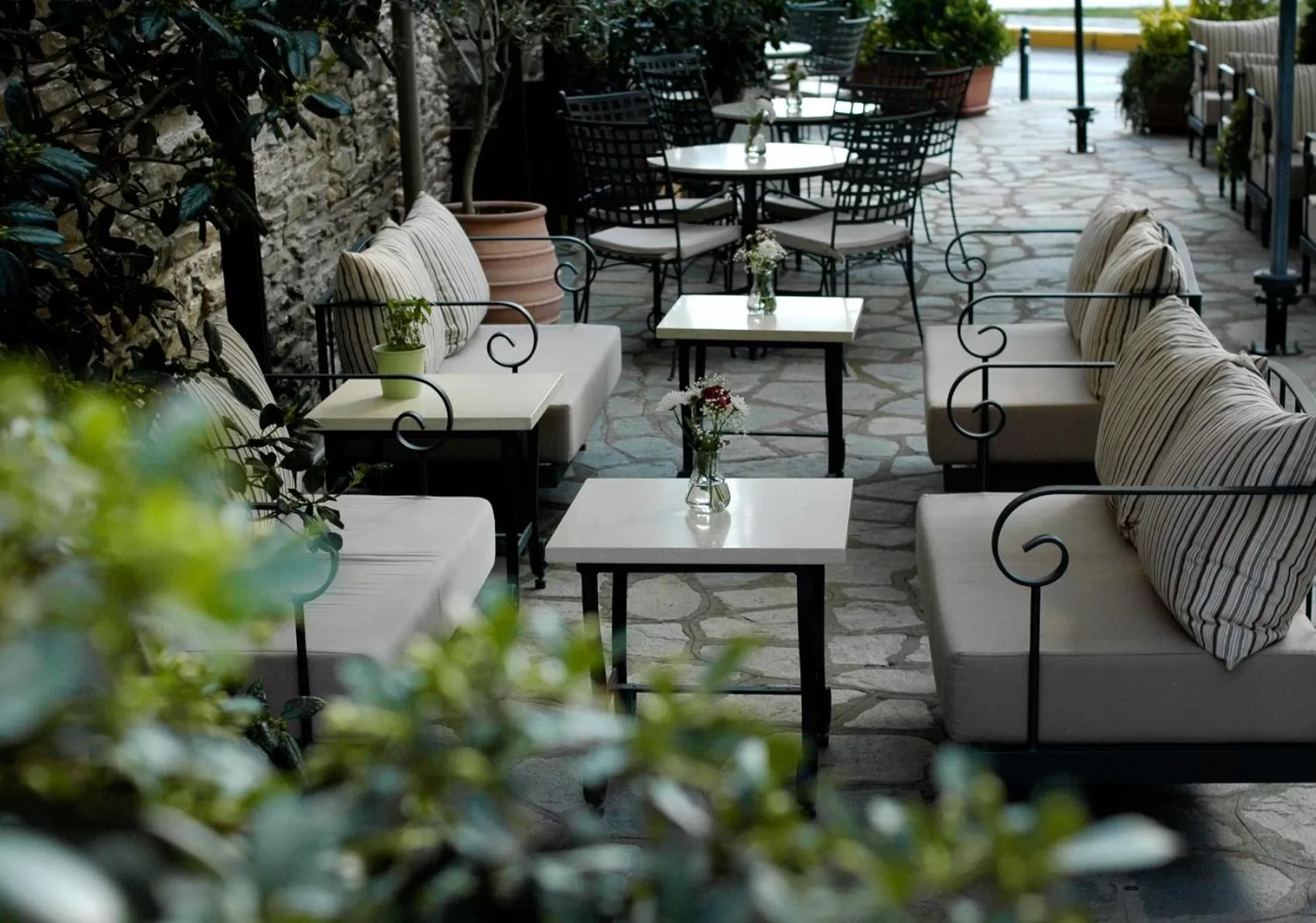 Patio in Marelia Hotel