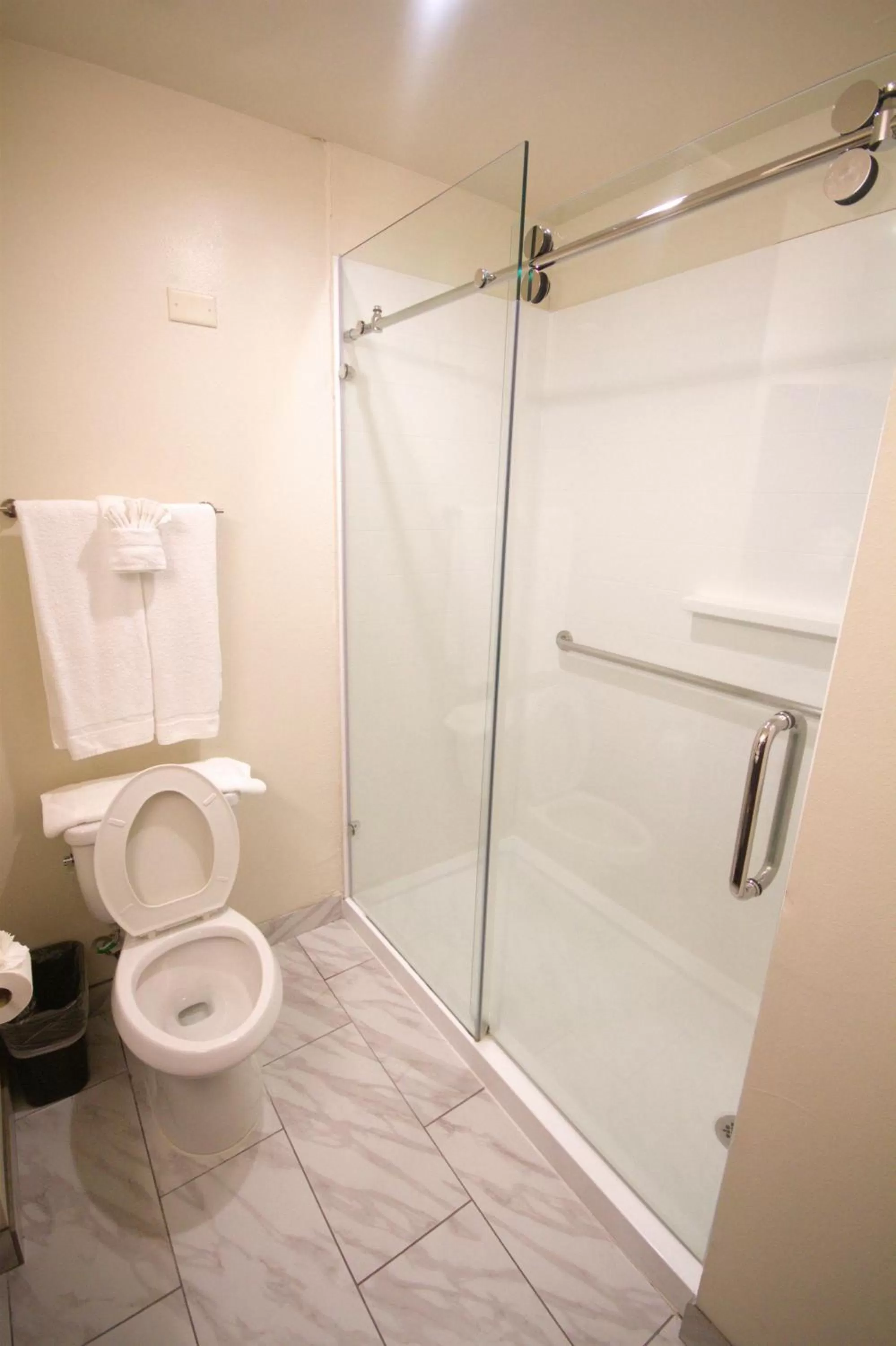 Shower in Atrium Hotel and Suites DFW Airport