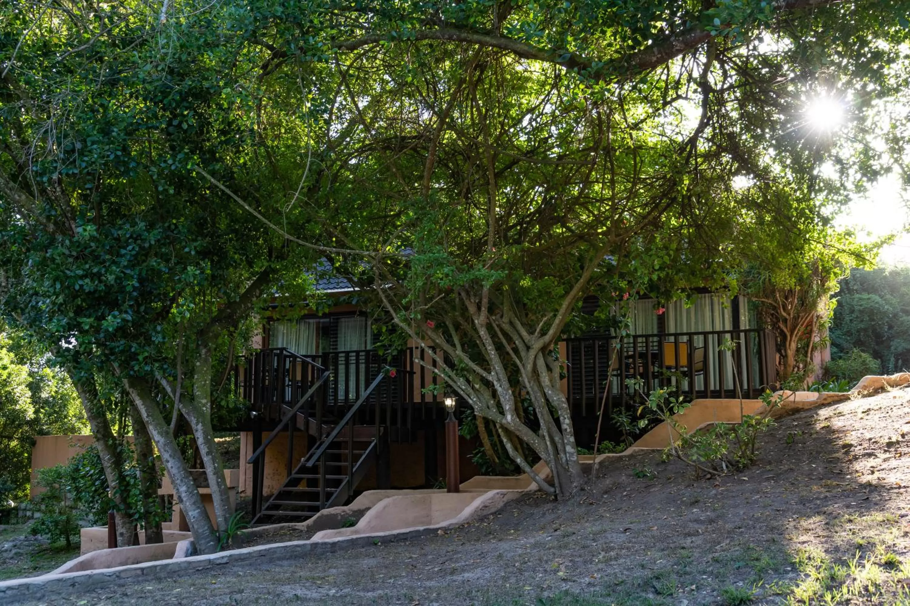 Garden in Gooderson Knysna Chalets