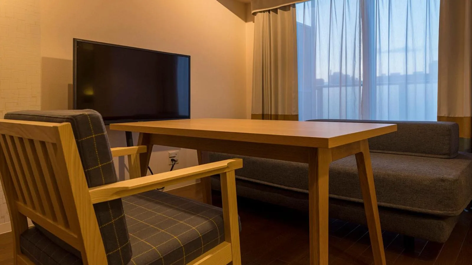 Photo of the whole room, TV/Entertainment Center in Hotel Paco Hakodate
