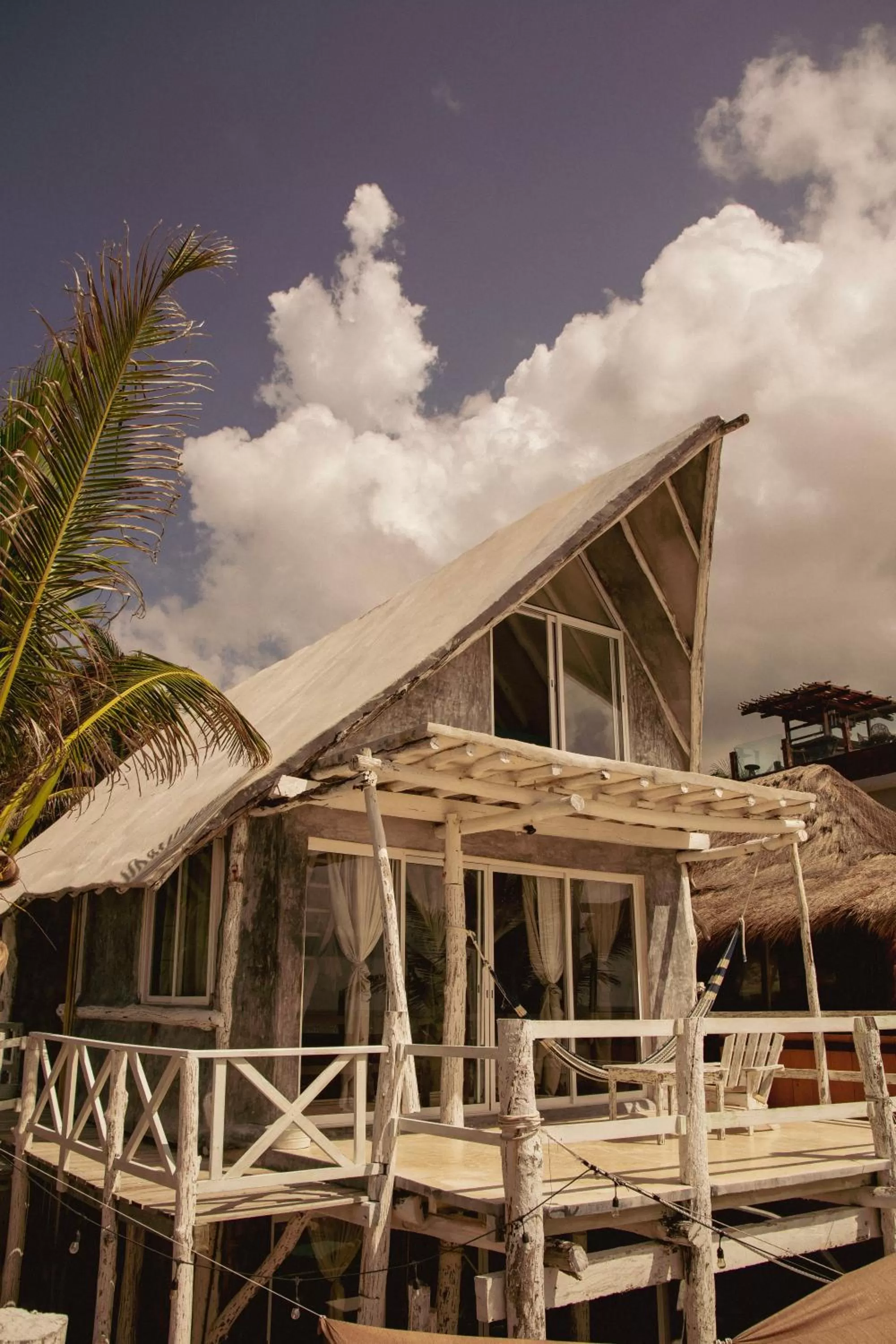 Facade/entrance, Property Building in Posada Lamar Tulum Beach Front and Pool