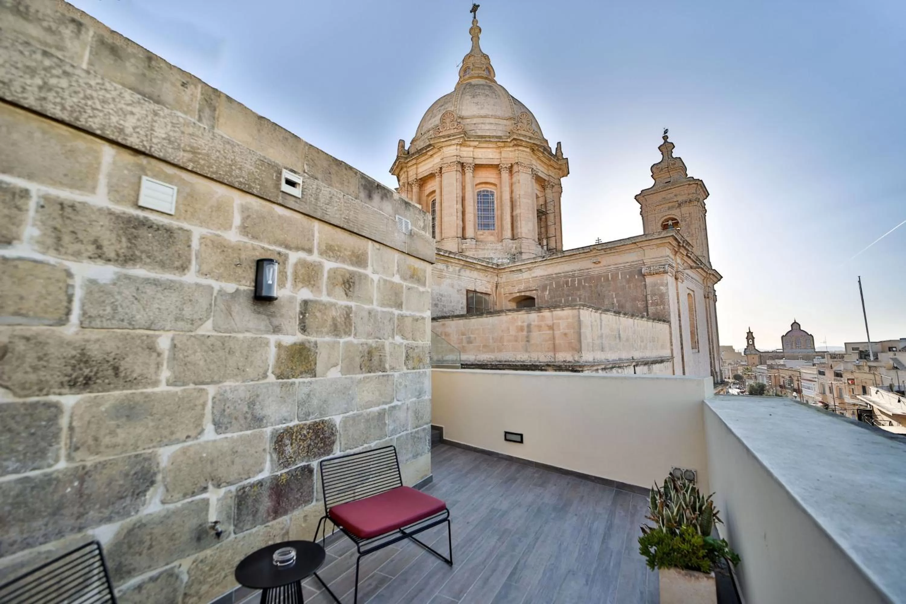 Balcony/Terrace in Quaint Boutique Hotel Nadur