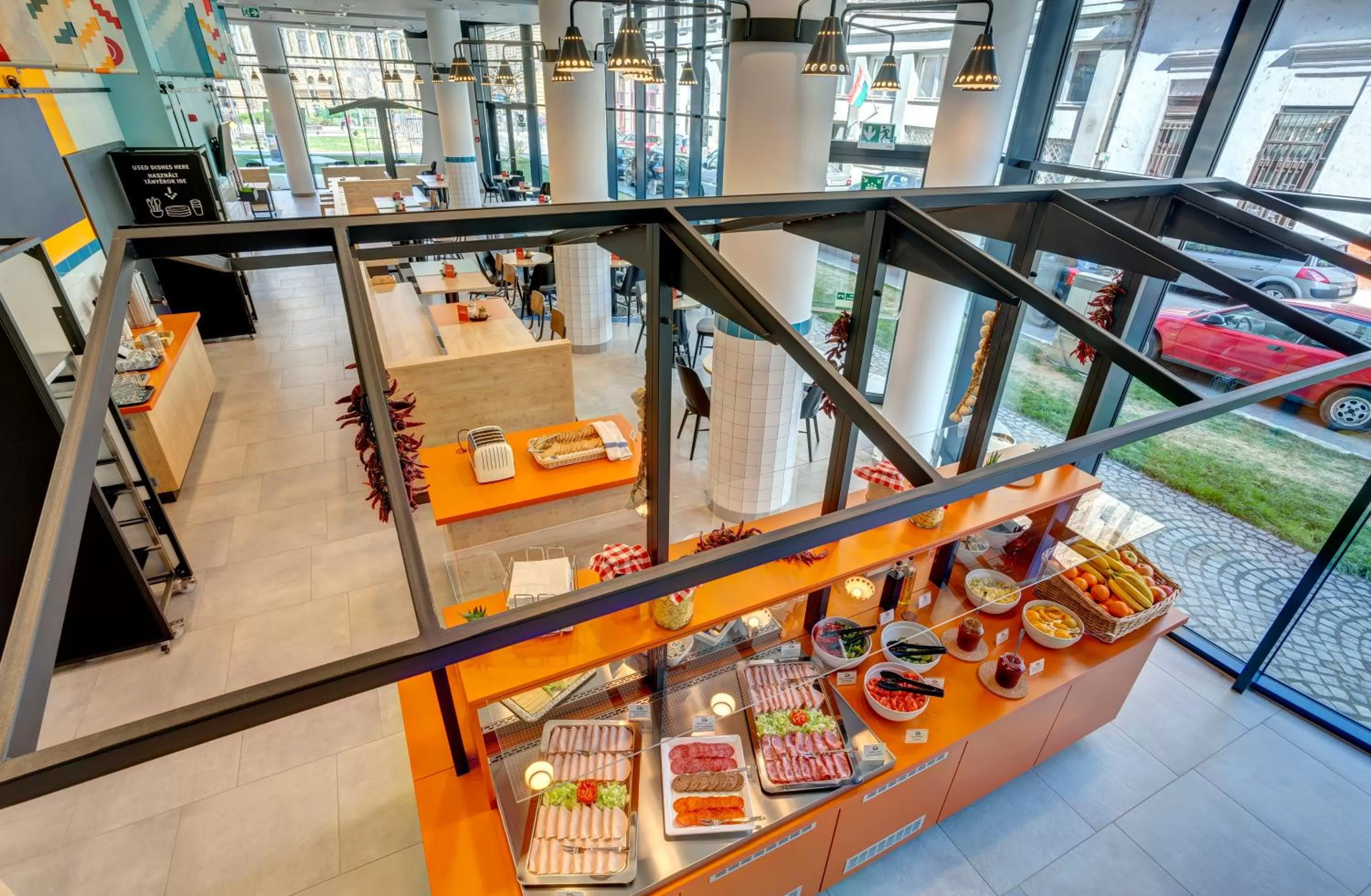 Buffet breakfast in MEININGER Budapest Great Market Hall