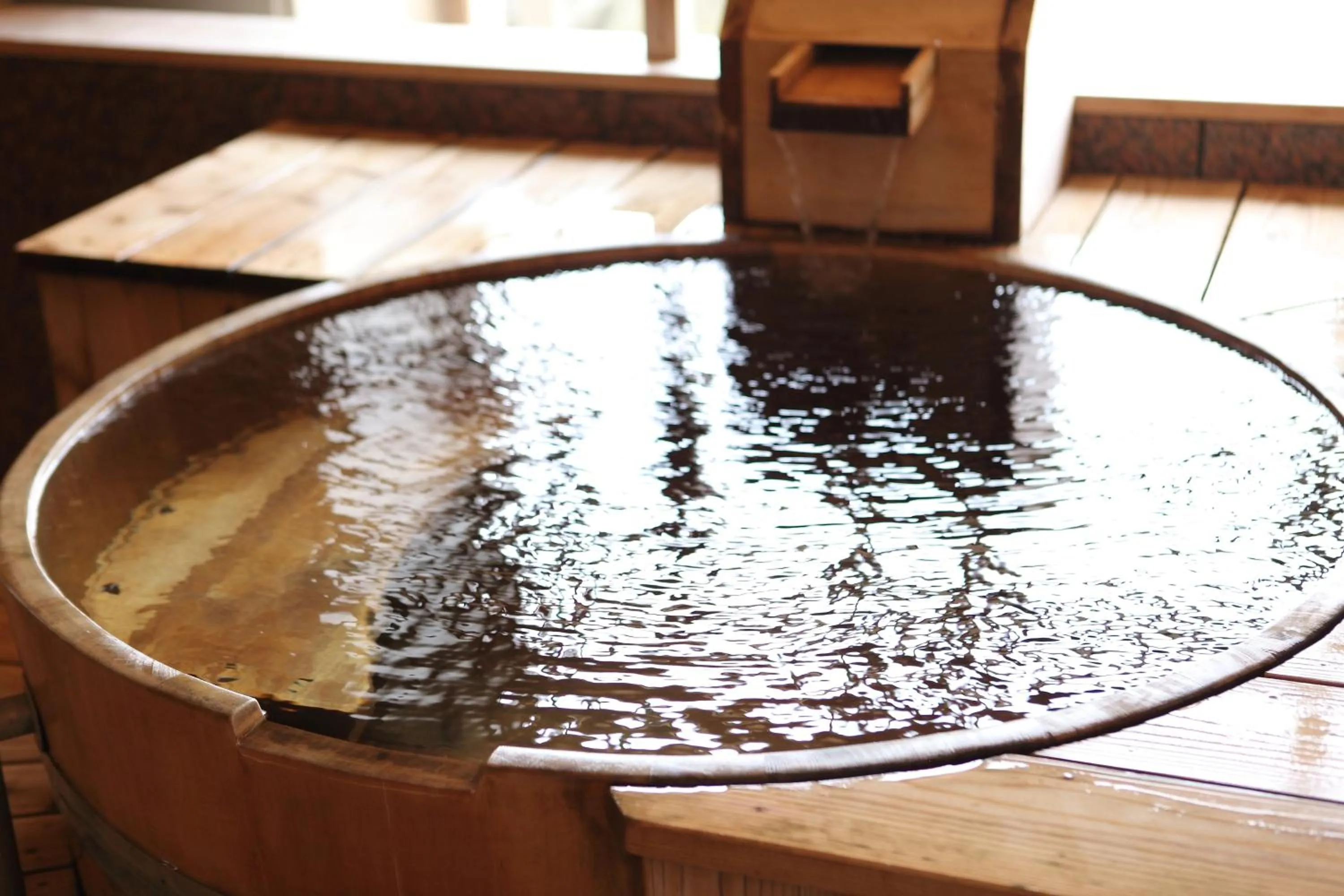 Hot Spring Bath in Ryokan Oomuraya