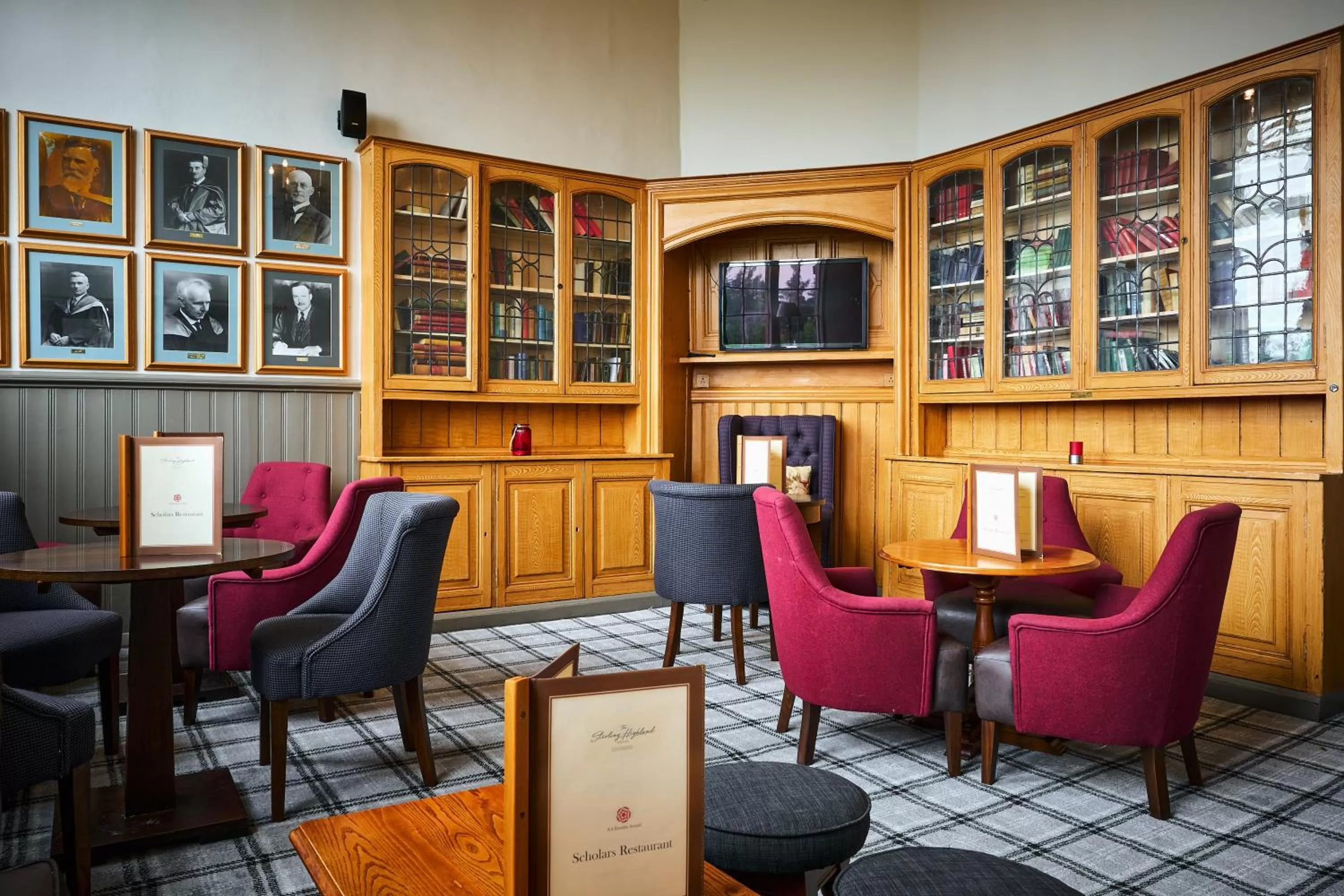 Library in Stirling Highland Hotel- Part of the Cairn Collection