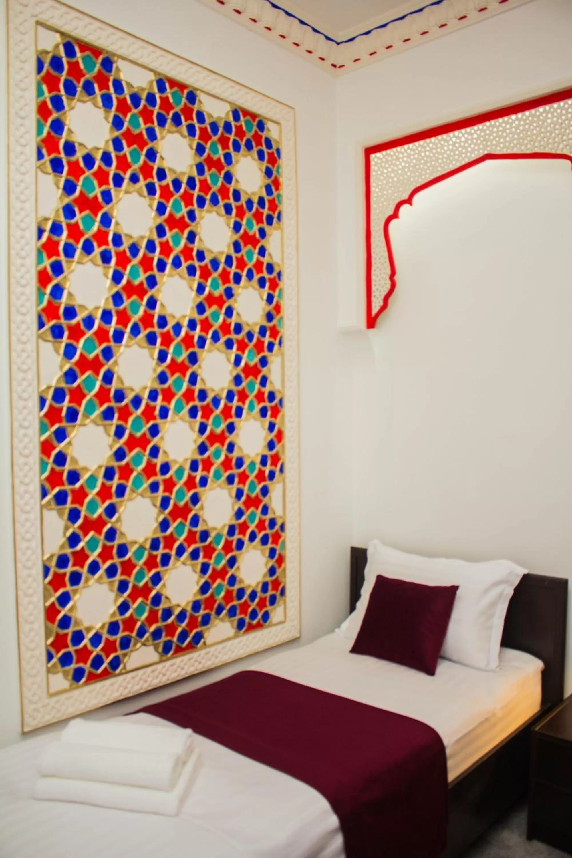 Bed in Jahangir Boutique Bukhara