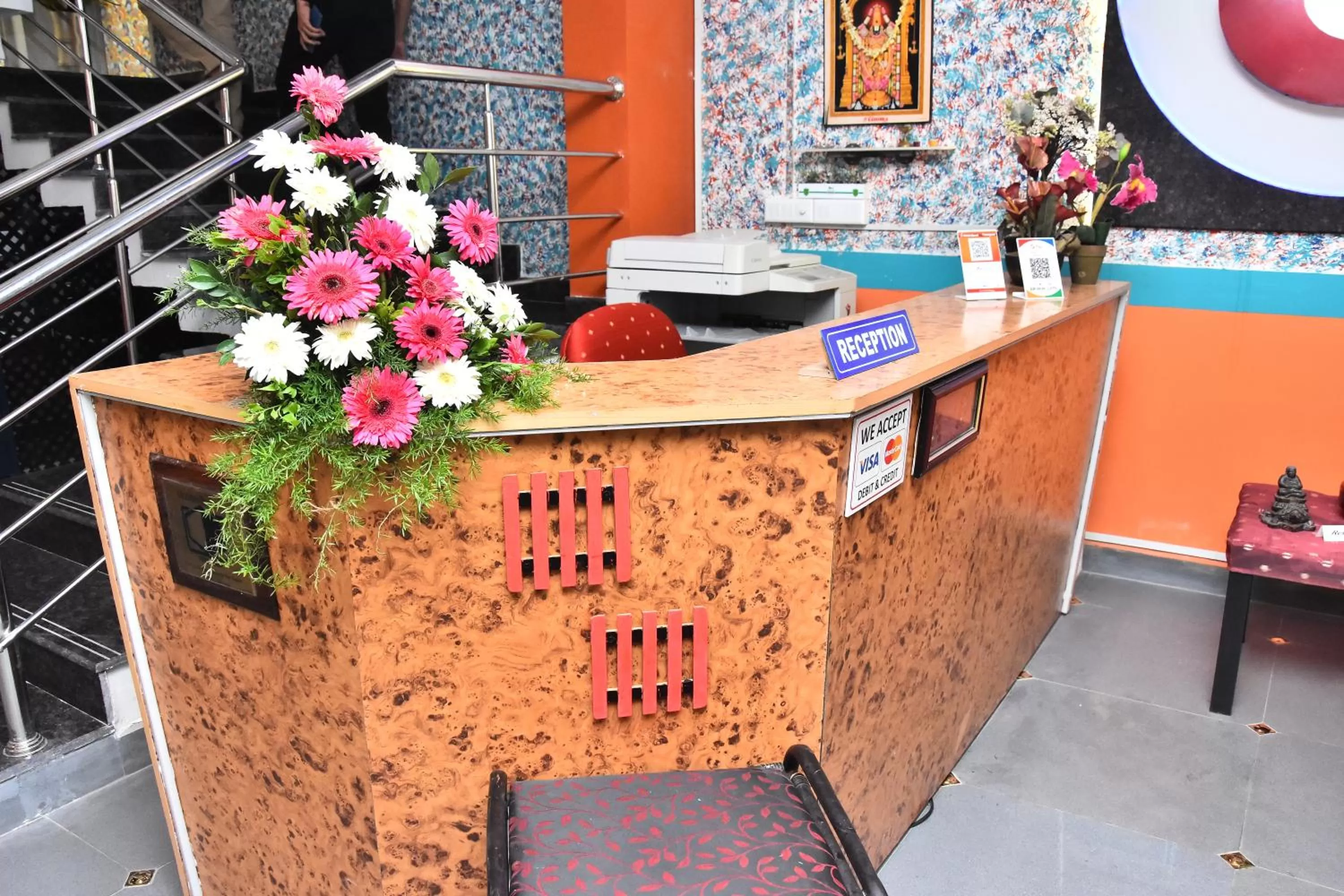 Lobby or reception in Sangam Inn & Banquets