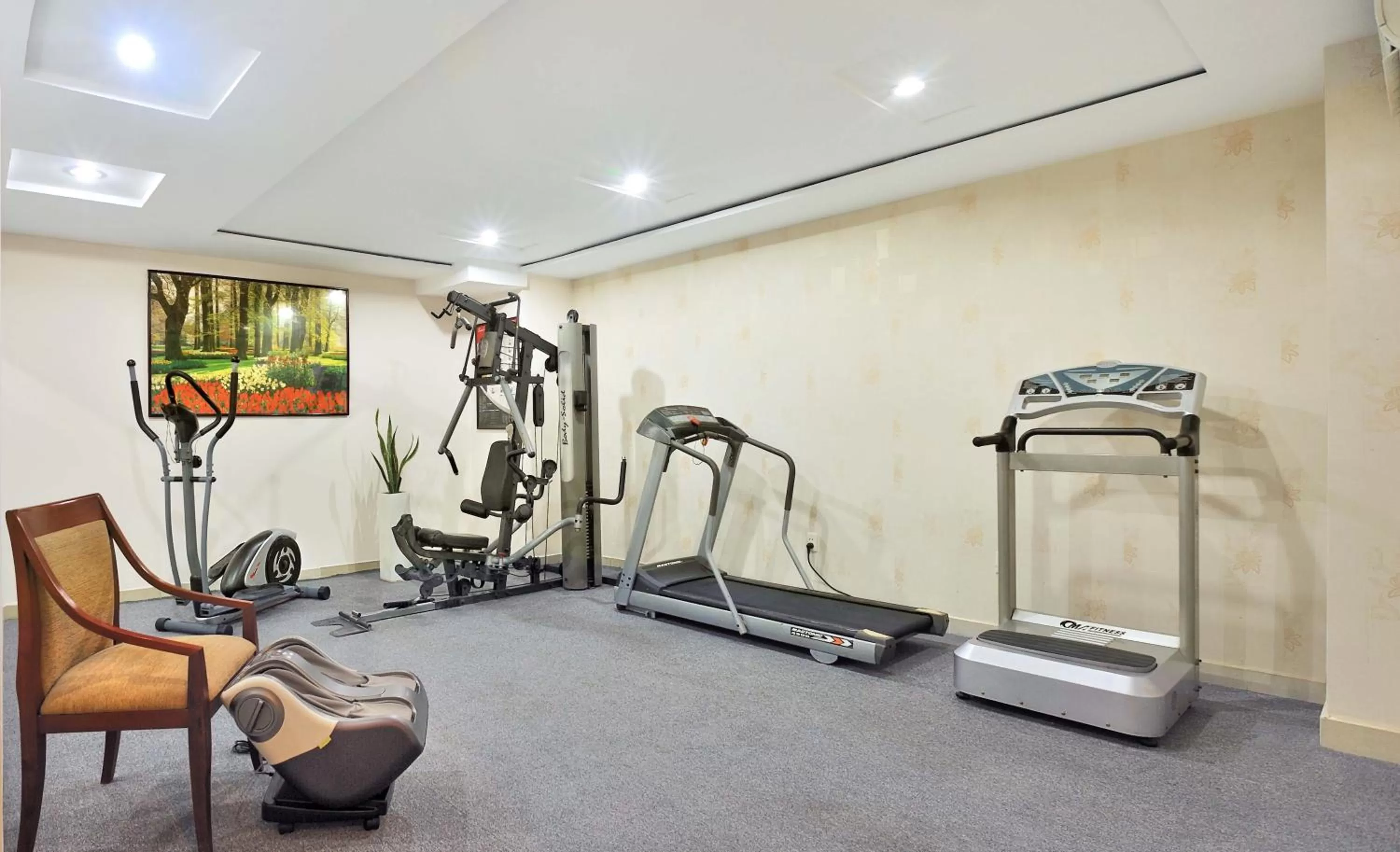Fitness centre/facilities in Elios Hotel