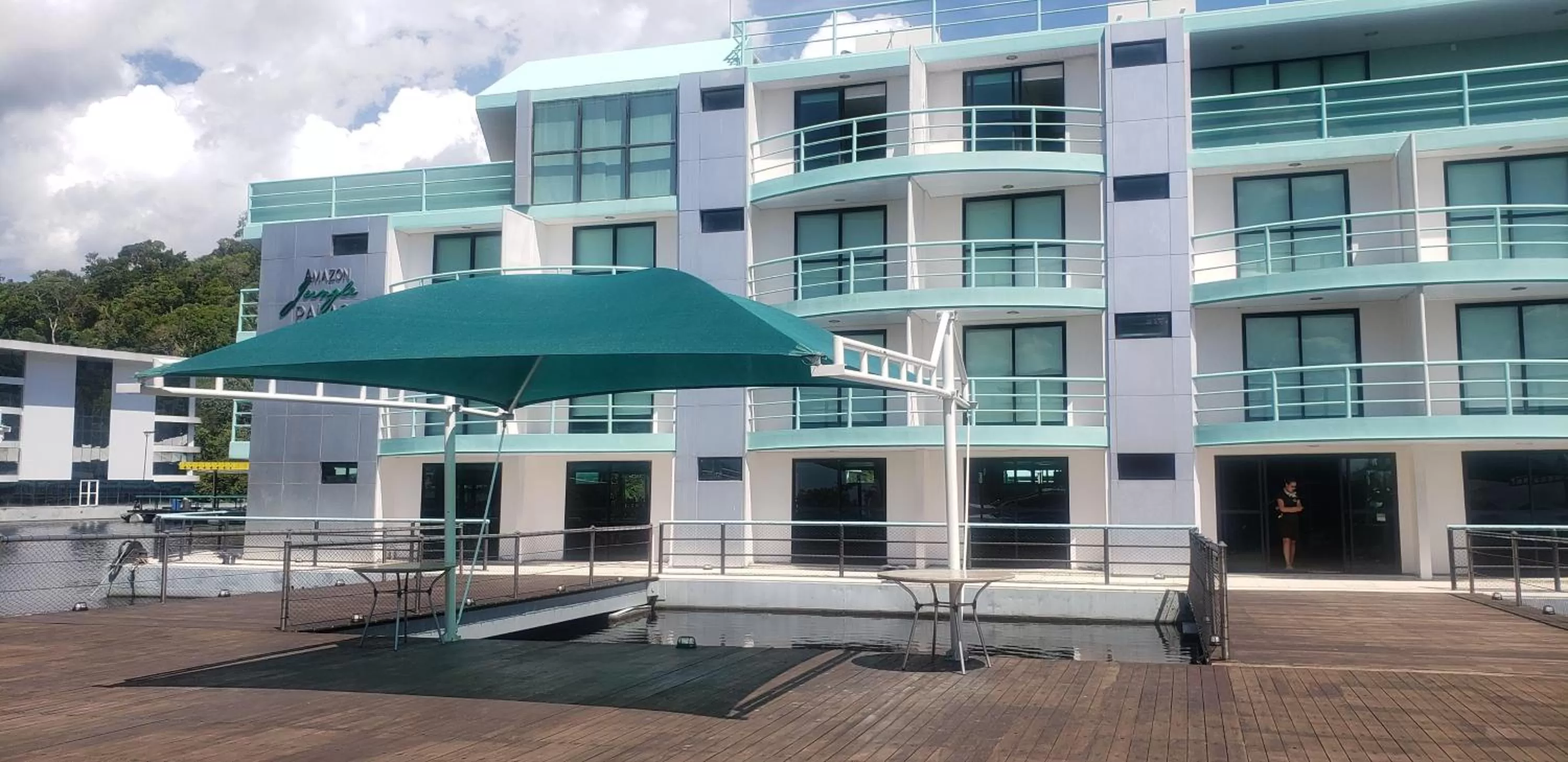 Facade/entrance, Patio/Outdoor Area in Uiara Amazon Resort