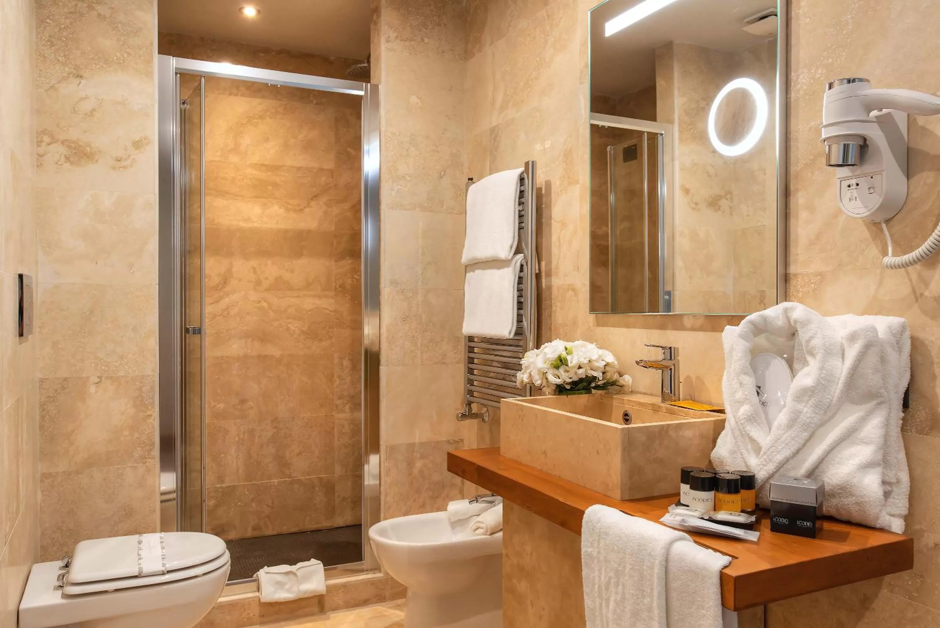 Bathroom in The Code Hotel