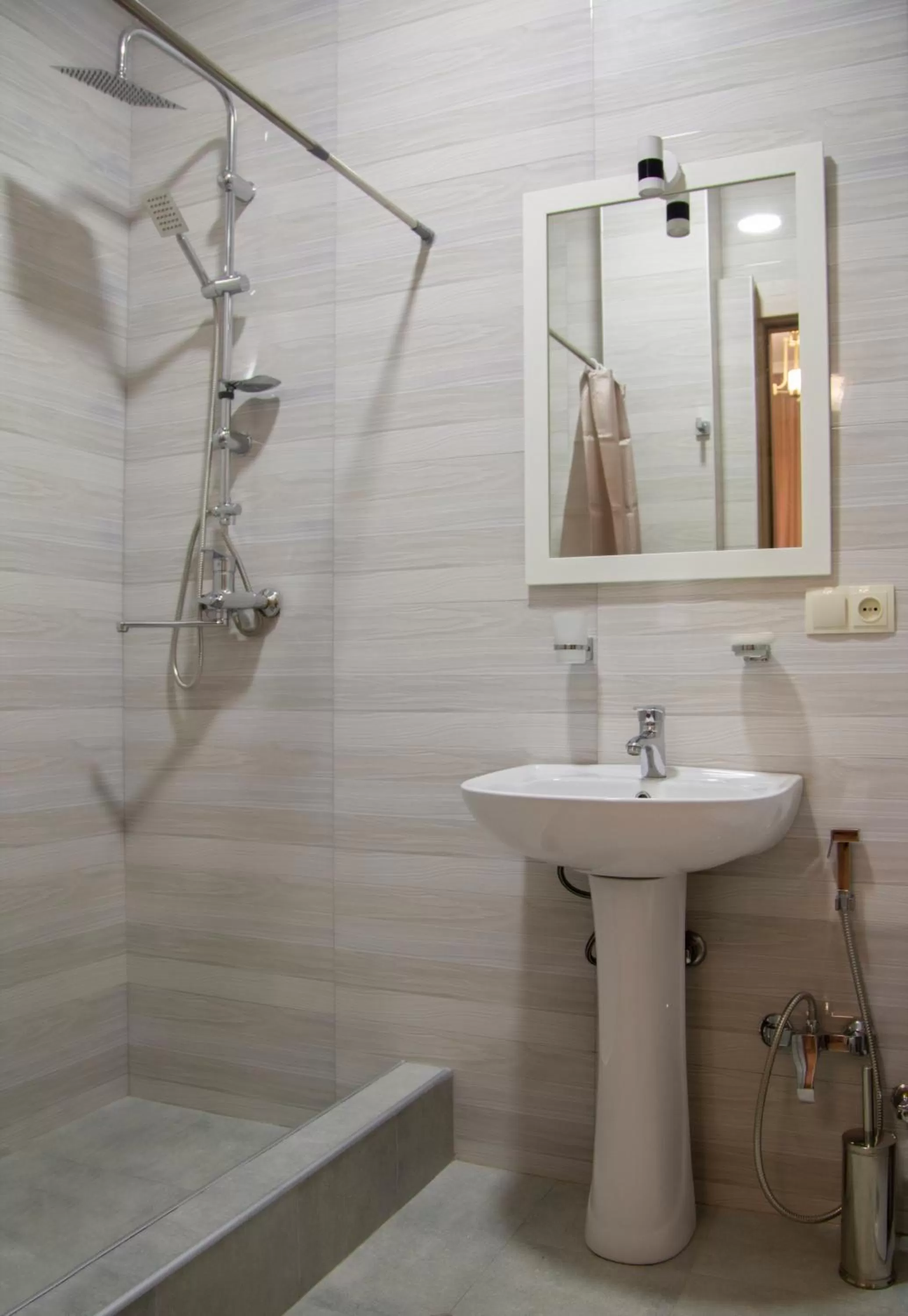 Shower, Bathroom in Family Hotel Triston