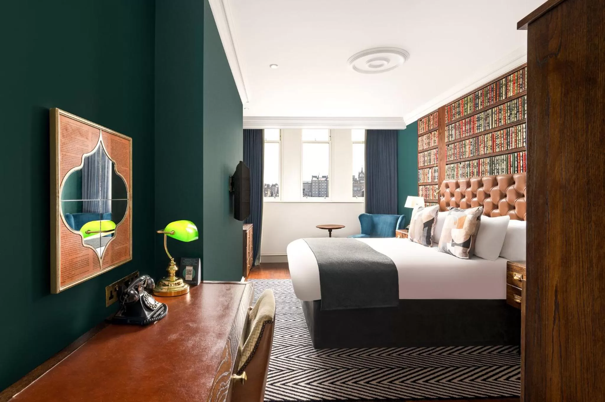 Photo of the whole room, Bed in Hotel Indigo - Edinburgh - Princes Street by IHG