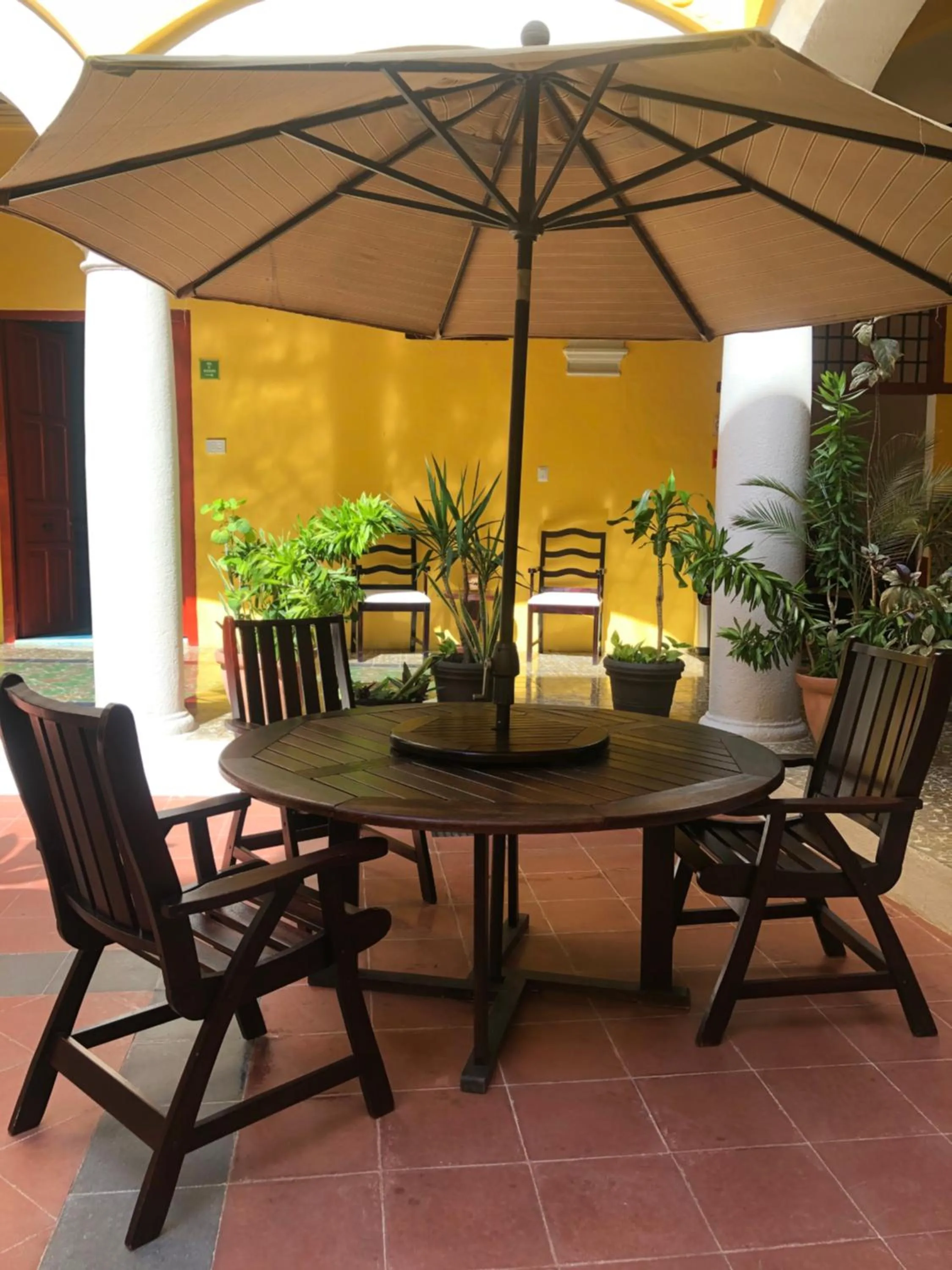 Patio in Castelmar Hotel
