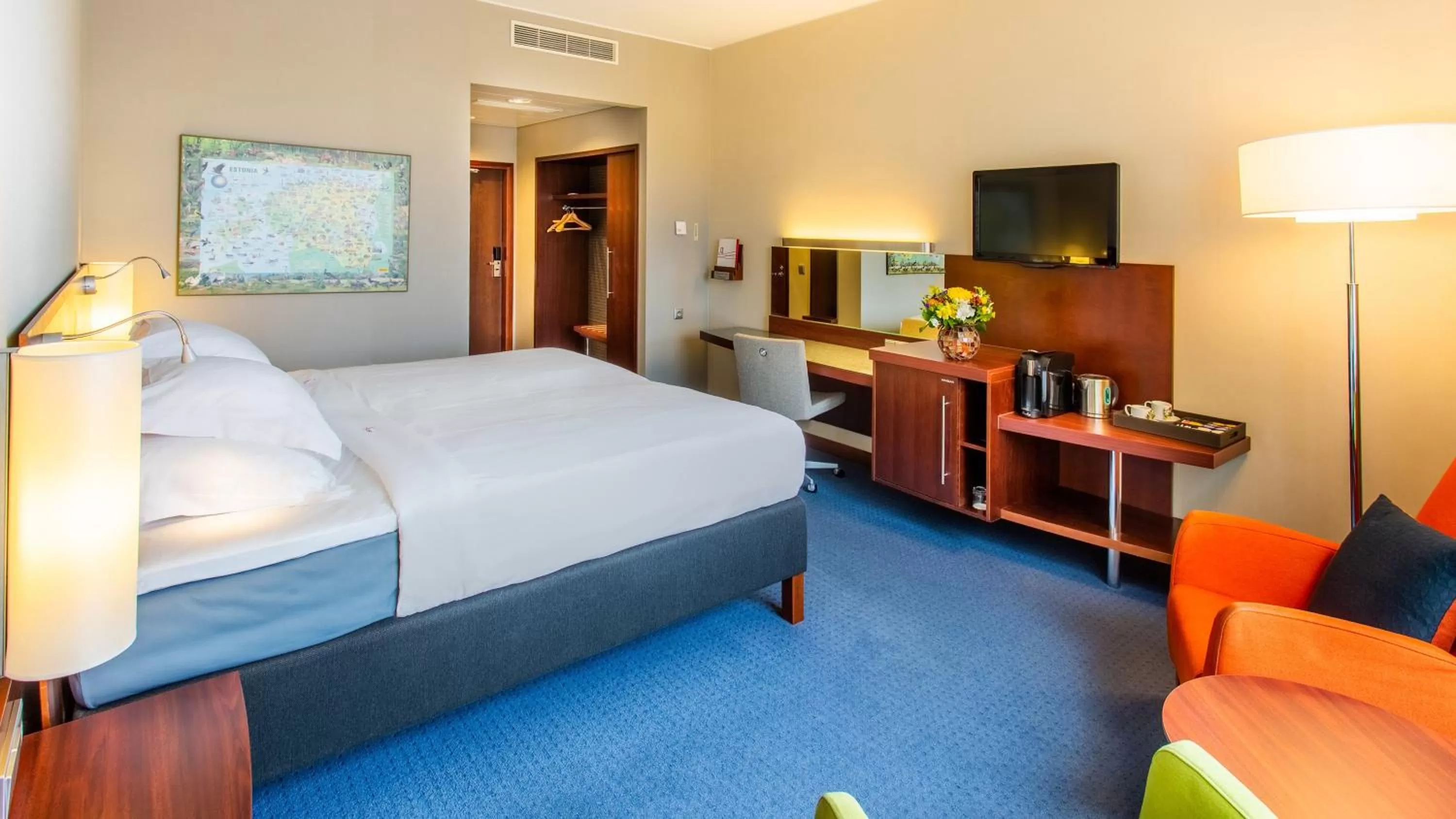 Bed in Original Sokos Hotel Viru