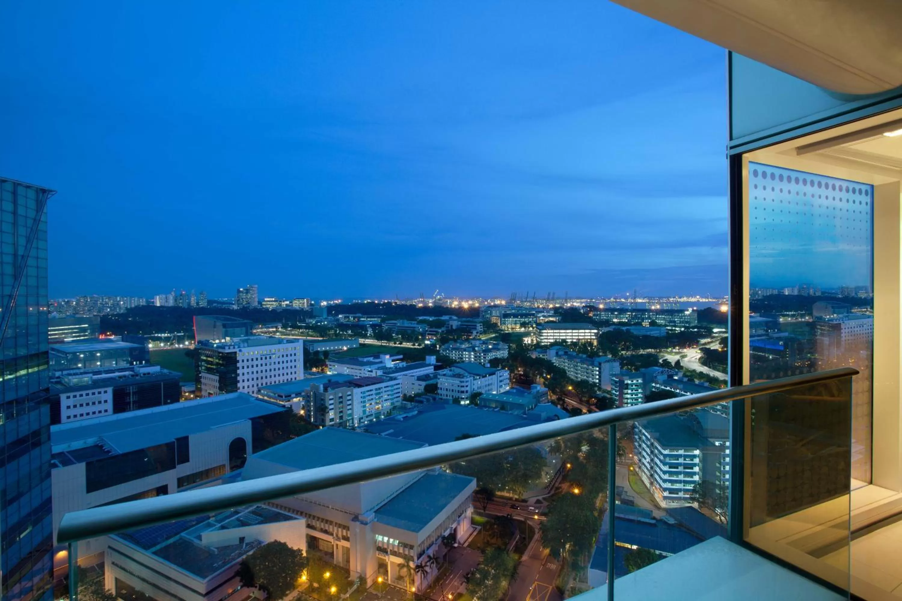 City view in Citadines Fusionopolis Singapore