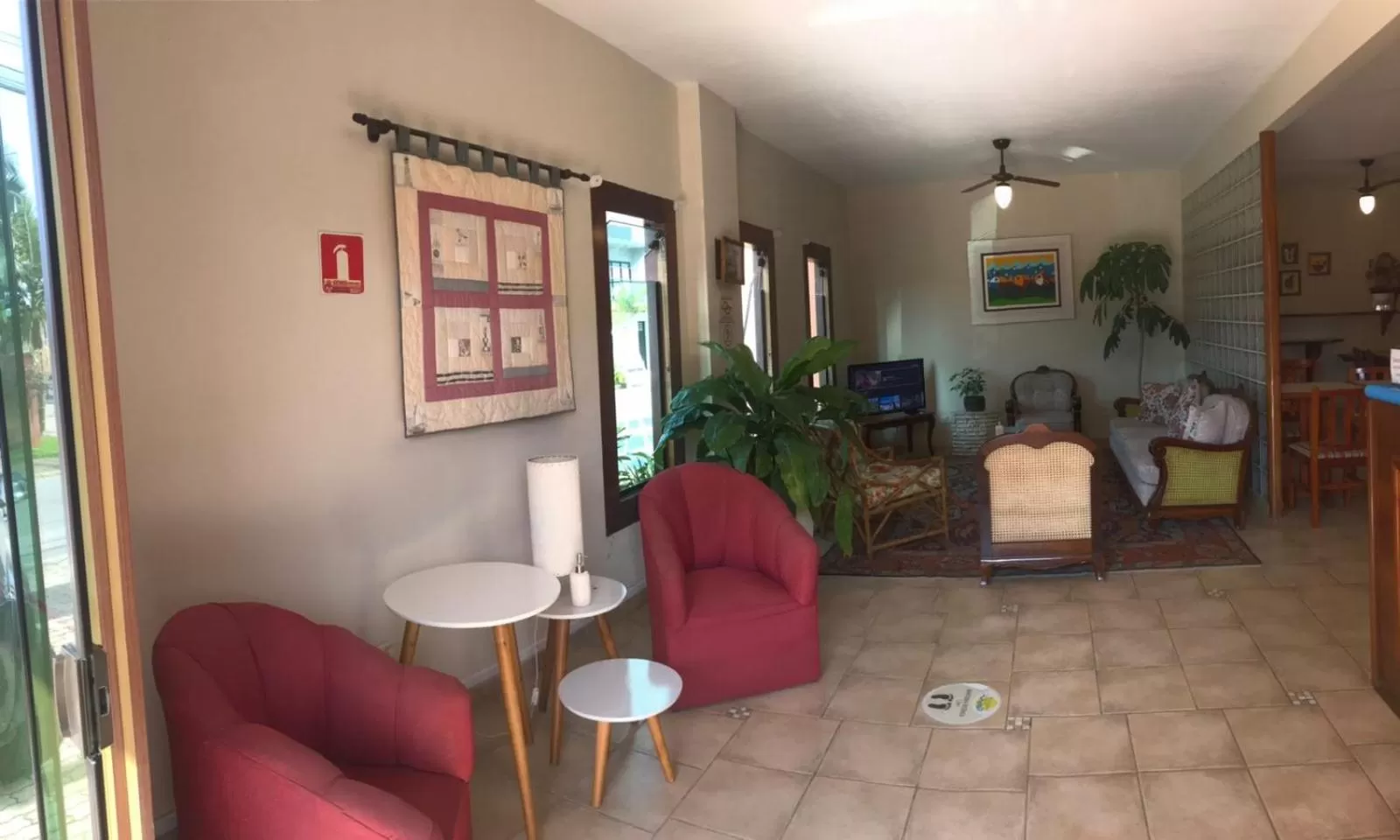 Living room, Seating Area in Pousada Mar Azul