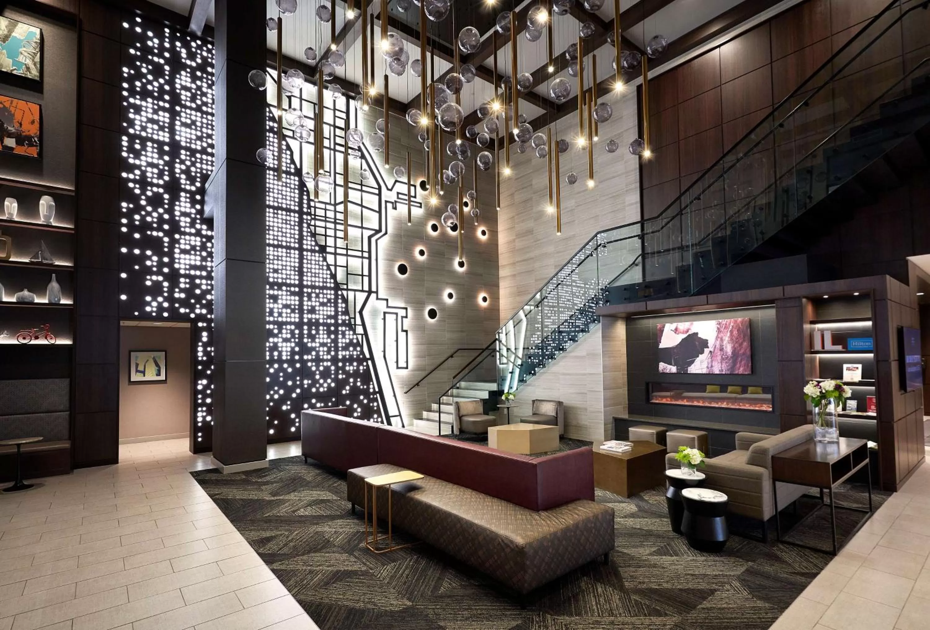 Lobby or reception in Hampton Inn & Suites Chicago-Downtown