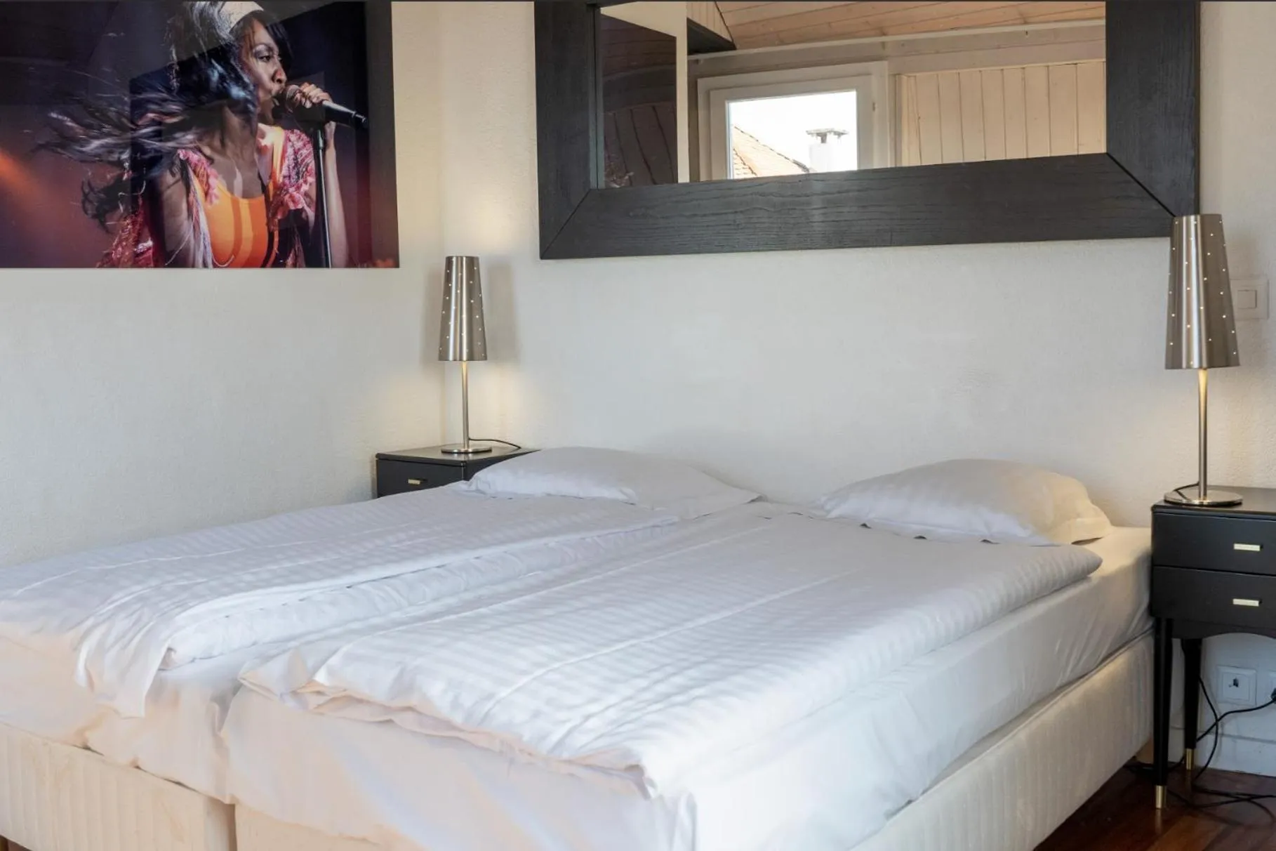 Bed in Tralala Hotel Montreux