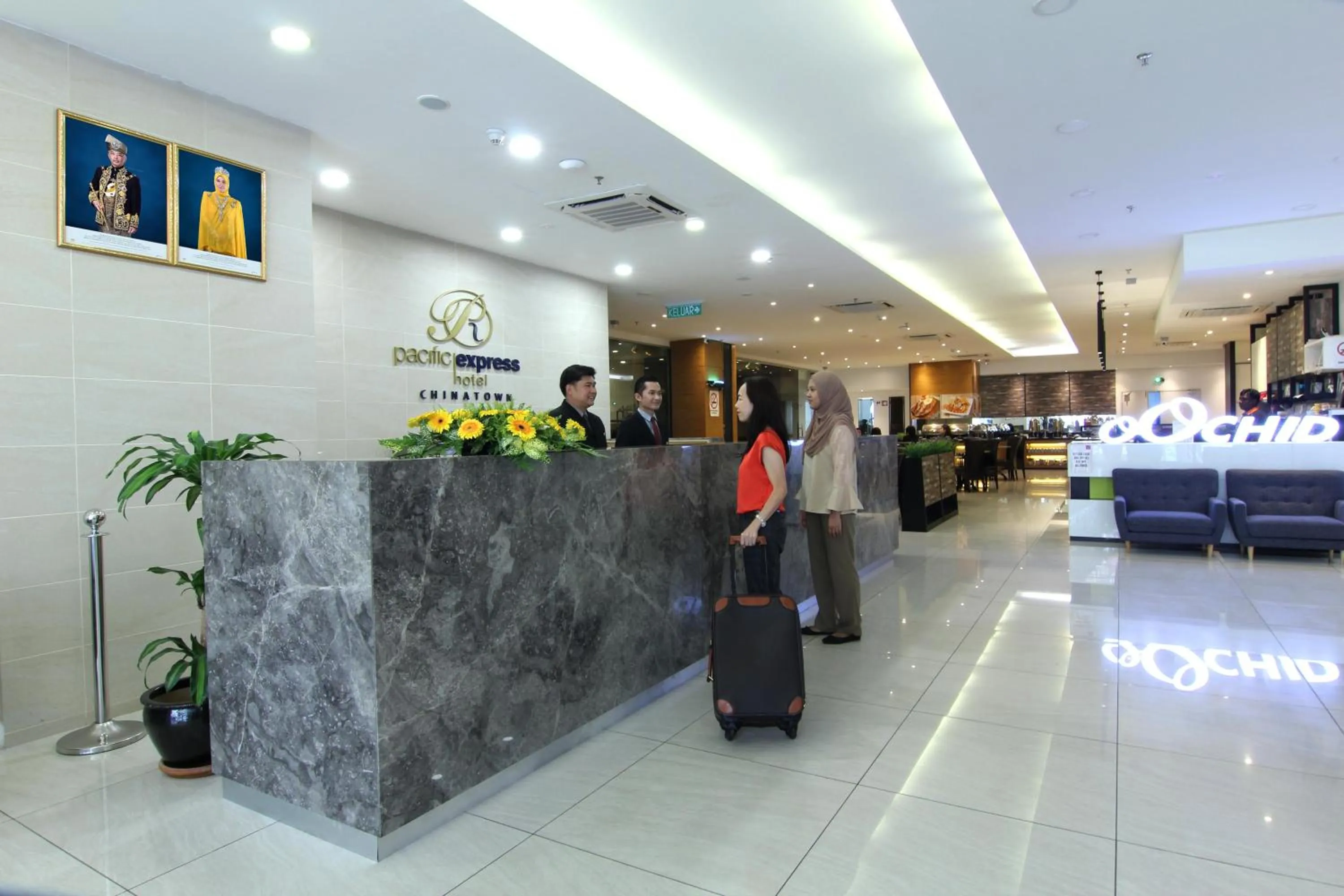 Lobby or reception in Pacific Express Hotel Chinatown