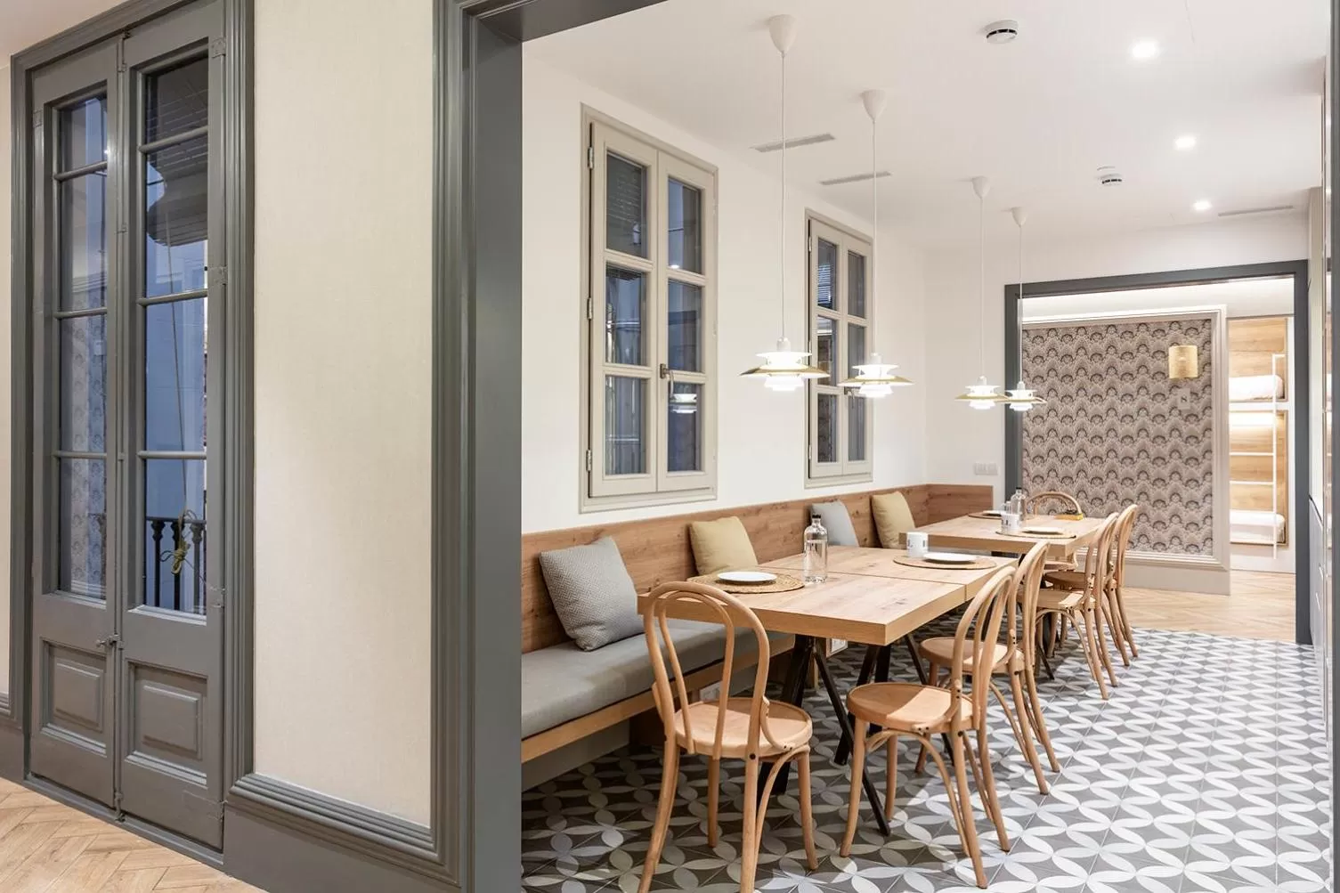 Seating area in Weflating City Center