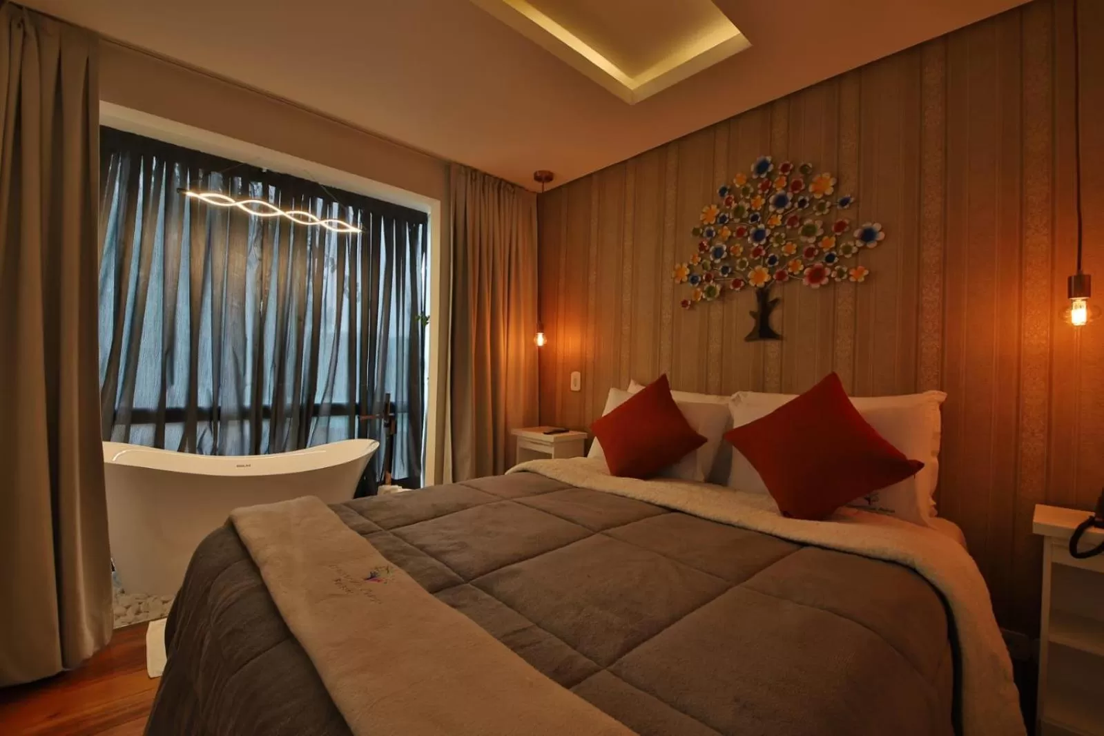 Bedroom, Bed in Caminho das Pedras Pousada de Charme