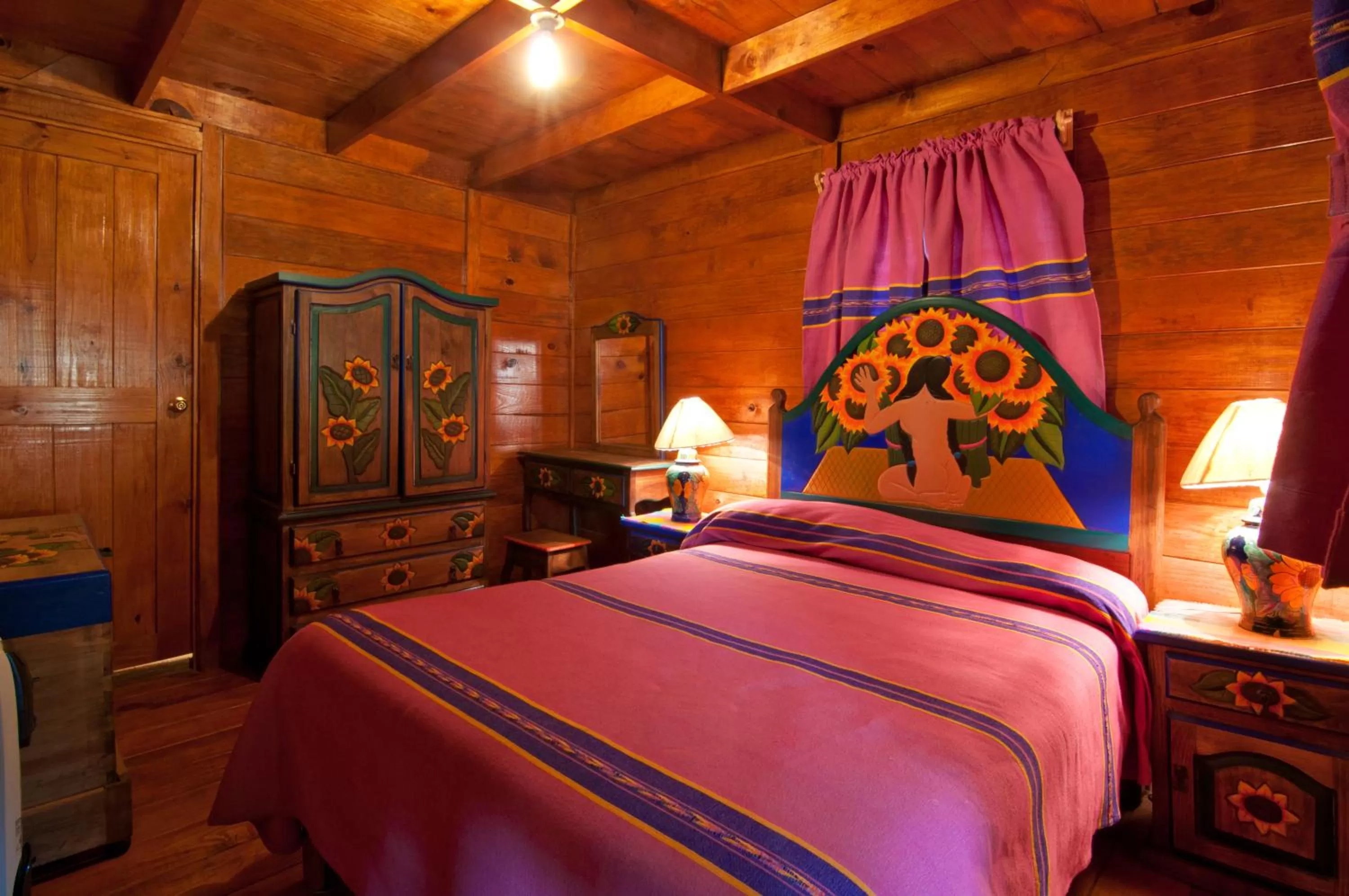 Bed in Mansión del Virrey