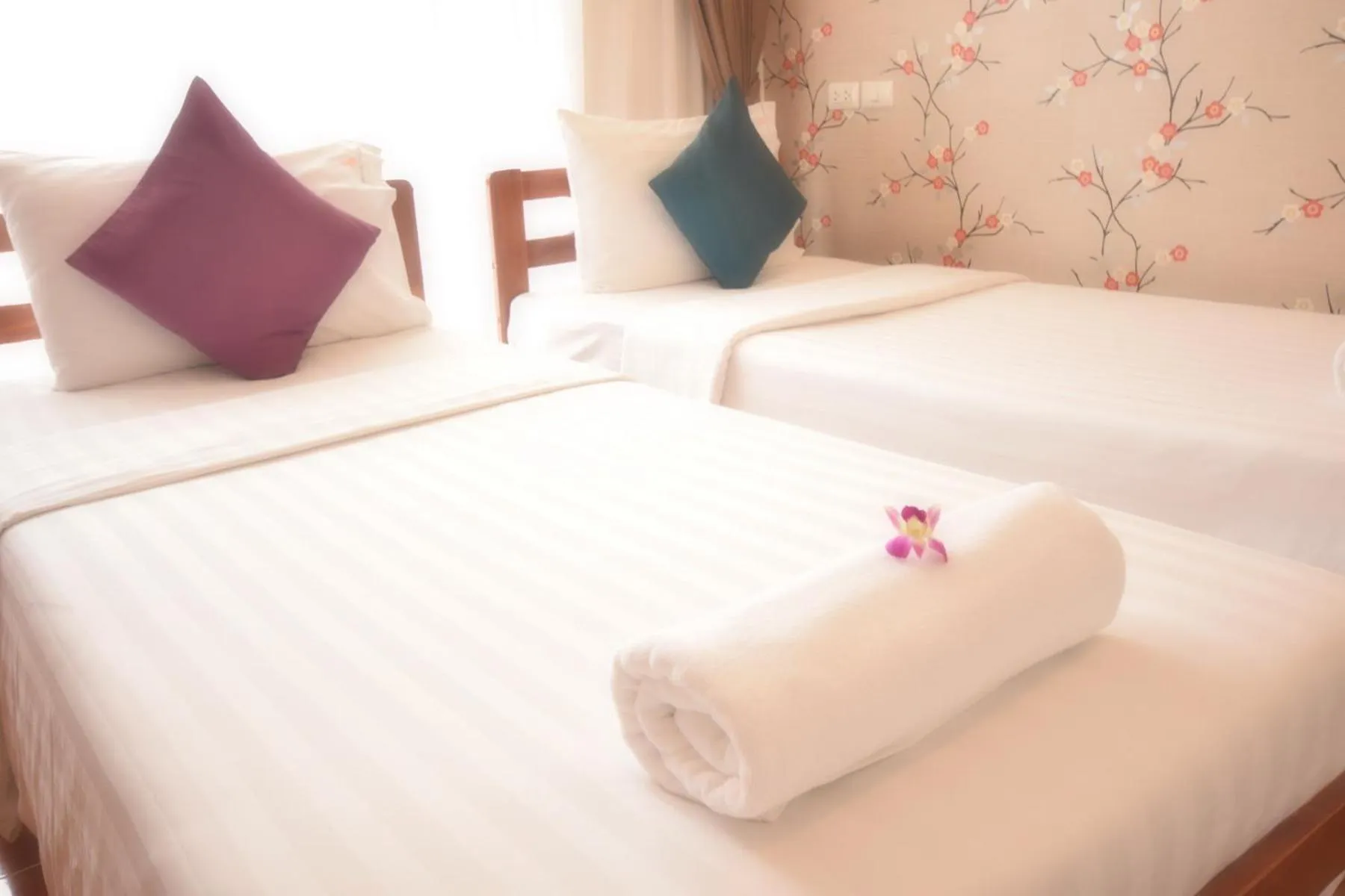 Bed in Blissotel Ratchada